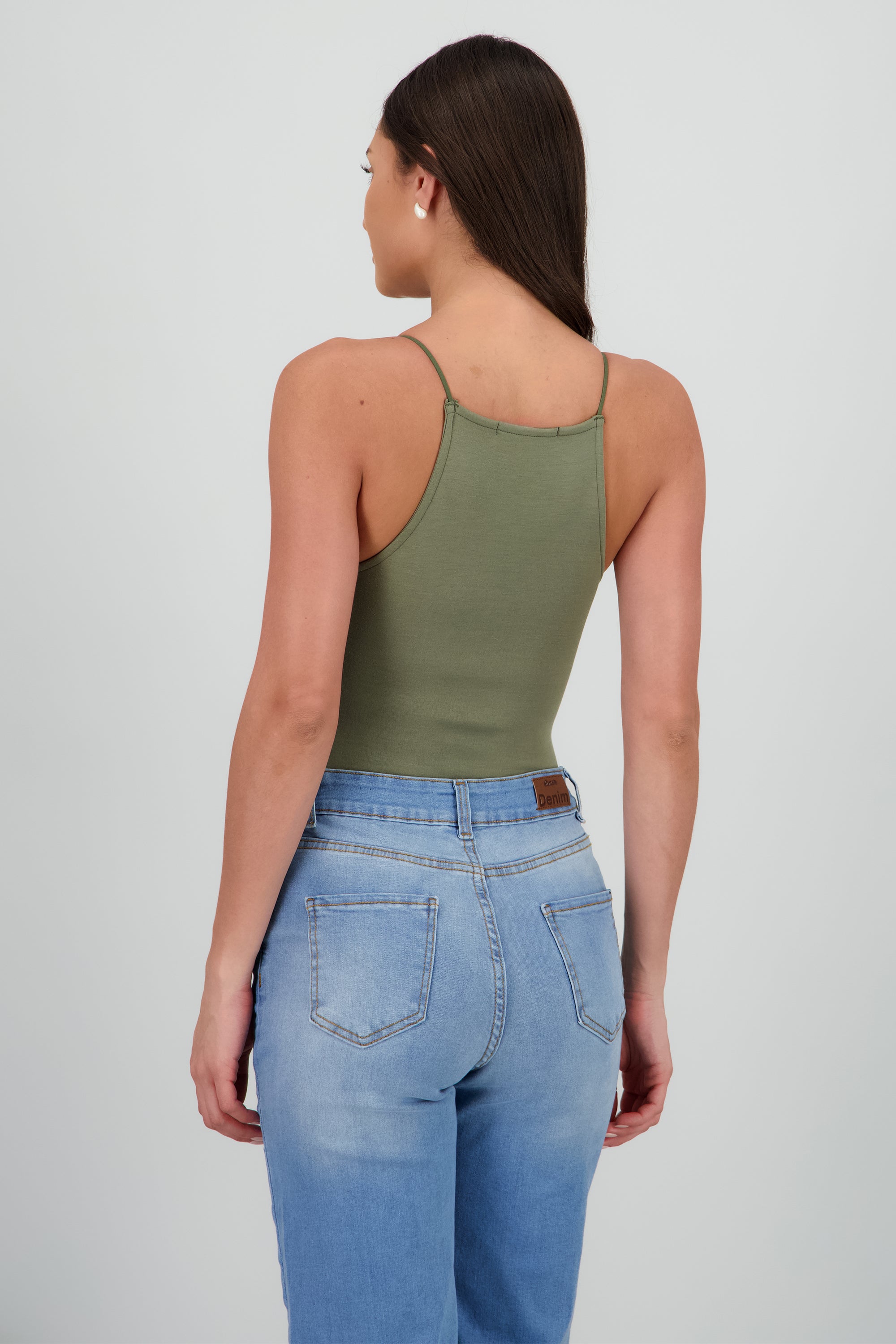Body halter liso OLIVO