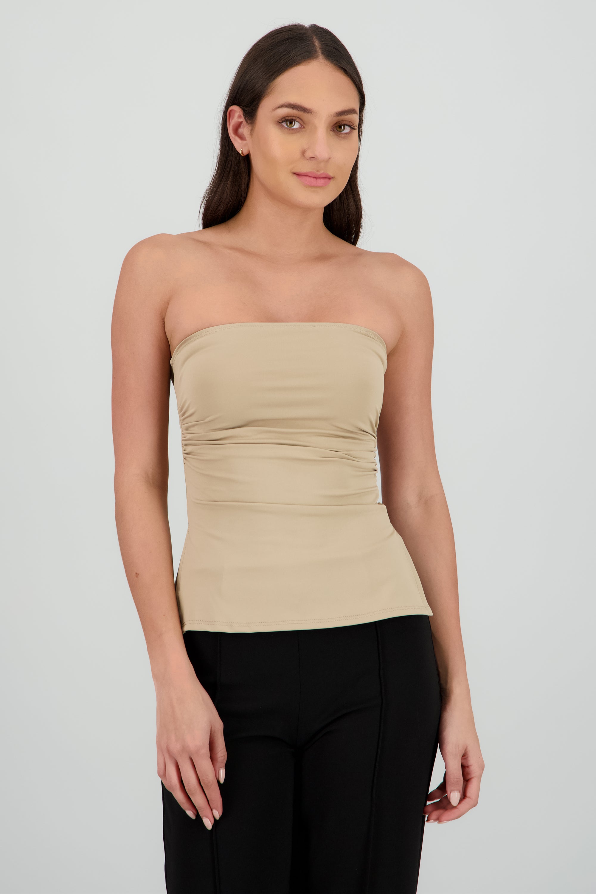 Top tubo KHAKI
