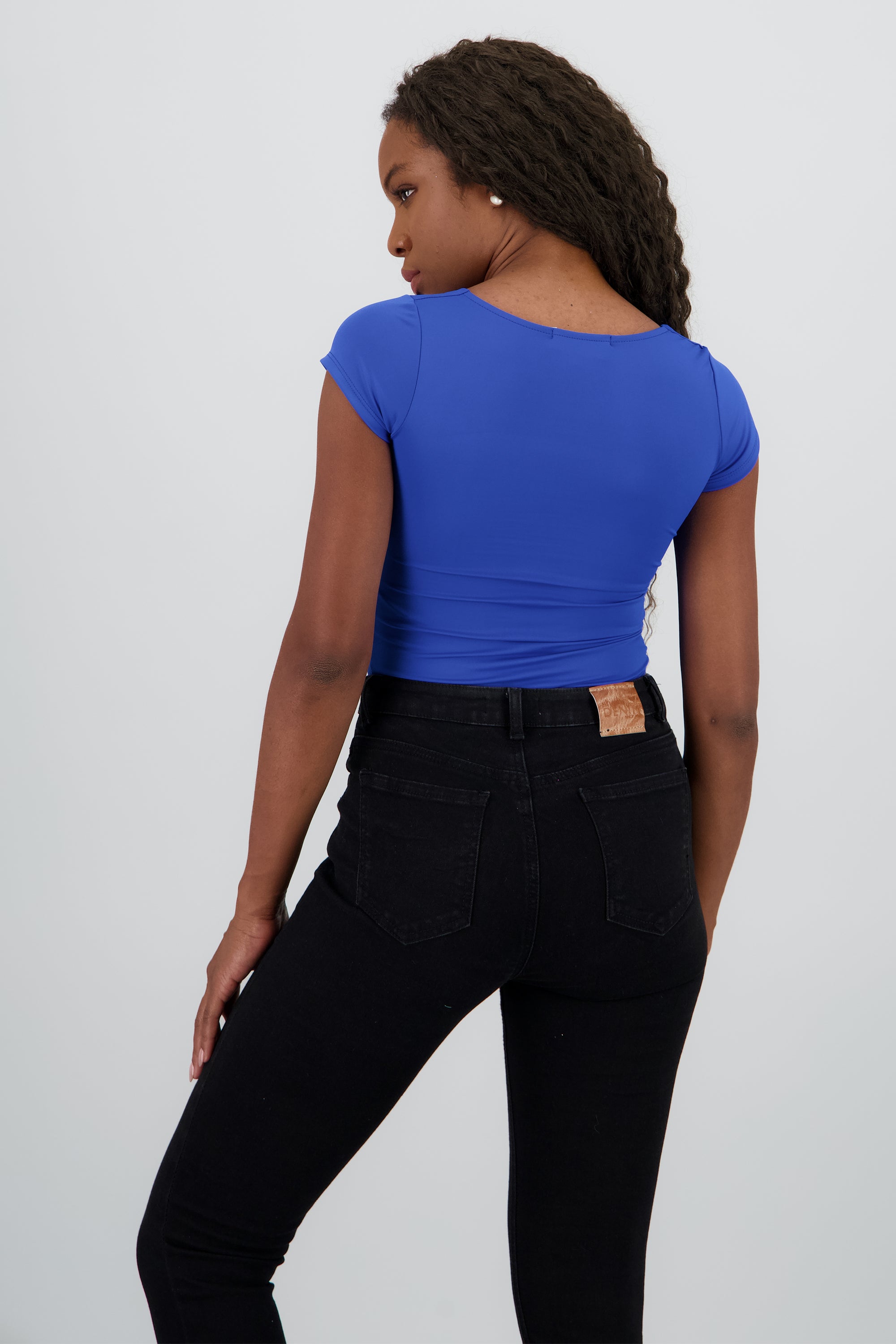 Bodysuit escote cuadrado AZUL REY