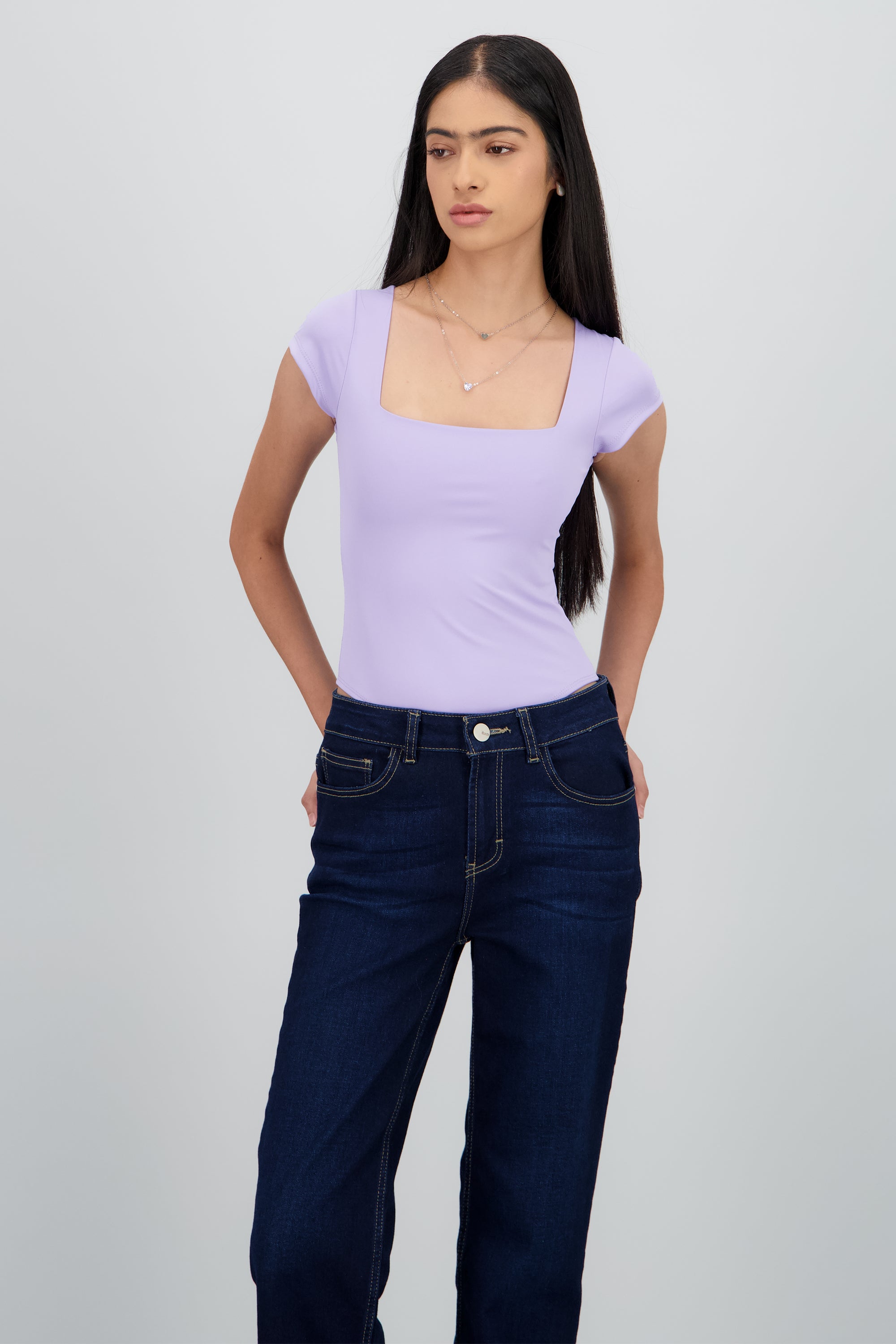 Bodysuit escote cuadrado LILA