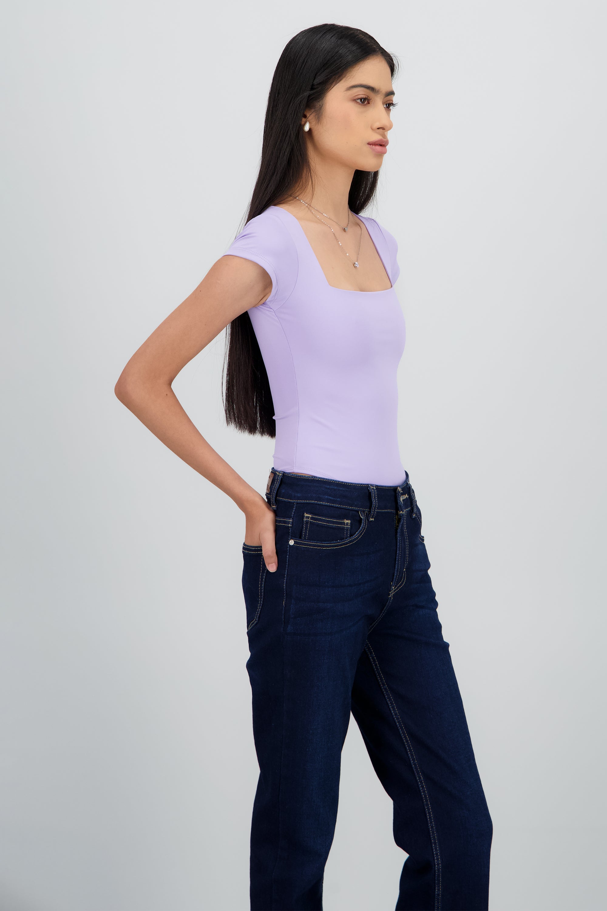 Bodysuit escote cuadrado LILA