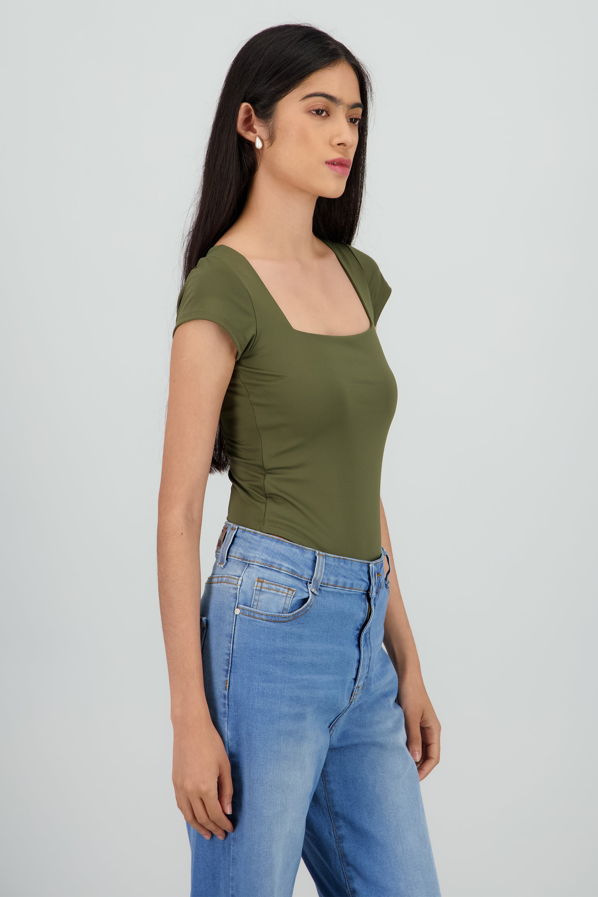 Bodysuit escote cuadrado OLIVO