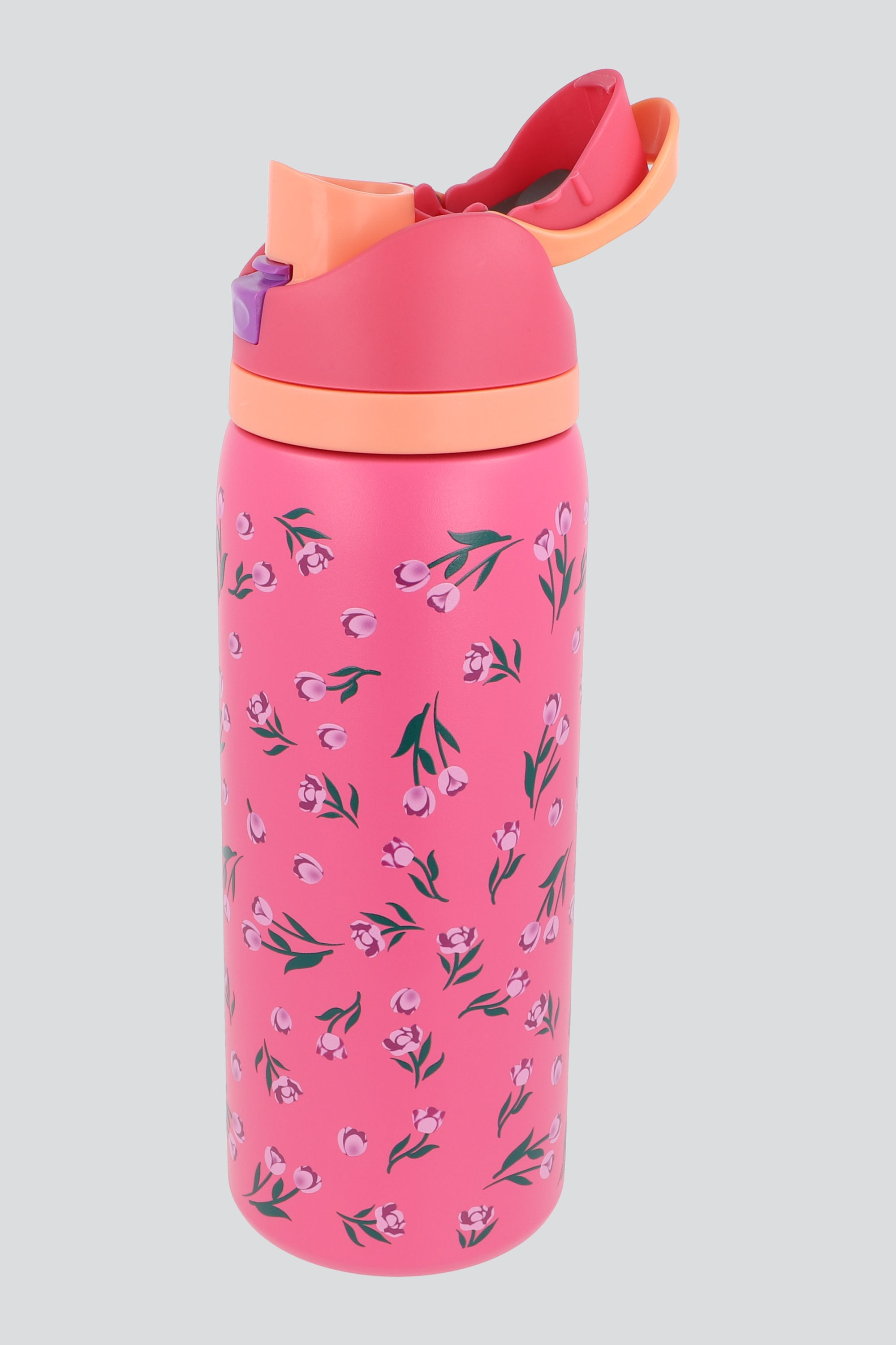 Botella ua print floral 1l ROSA