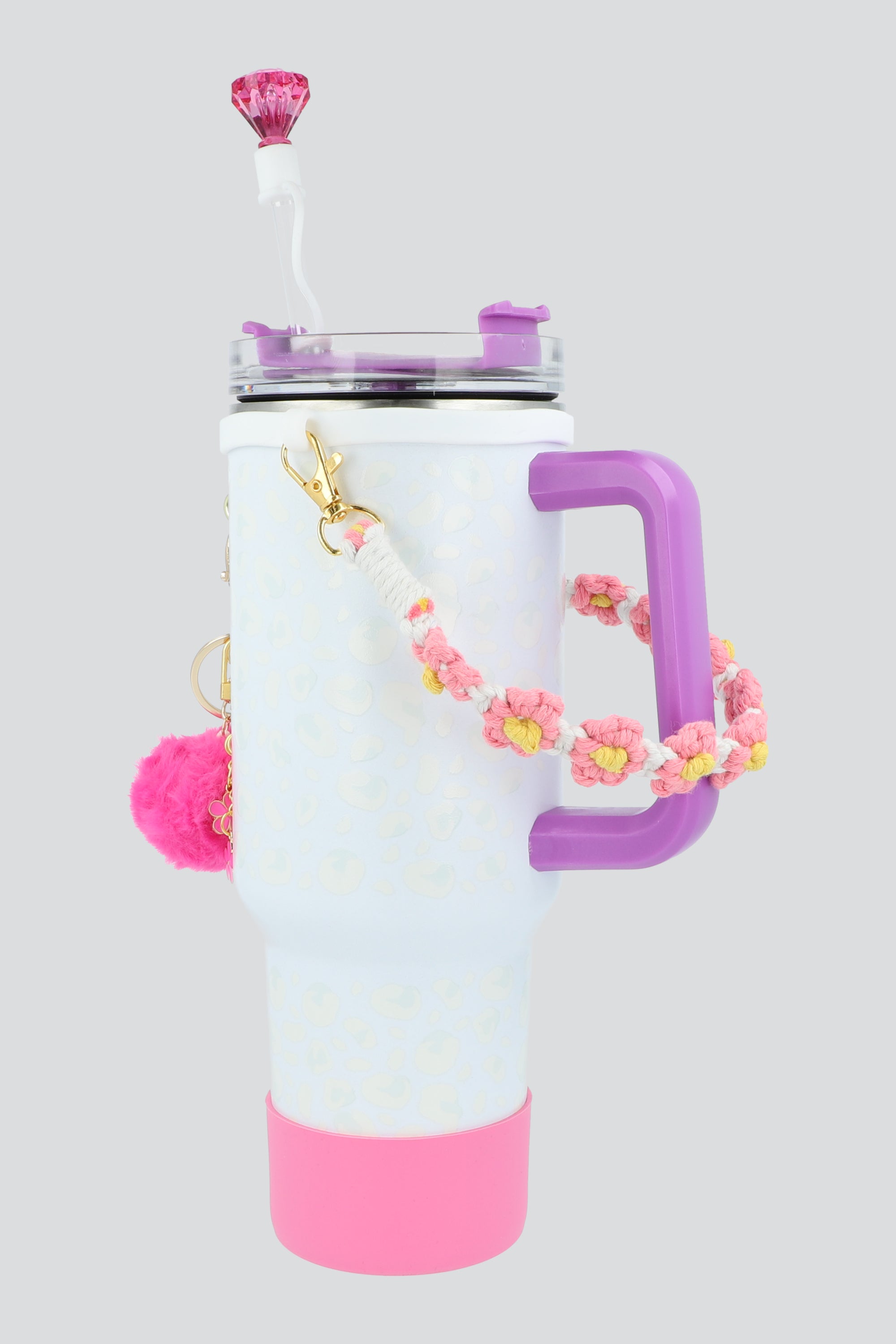 6 Piezas accesorios para botella ROSA
