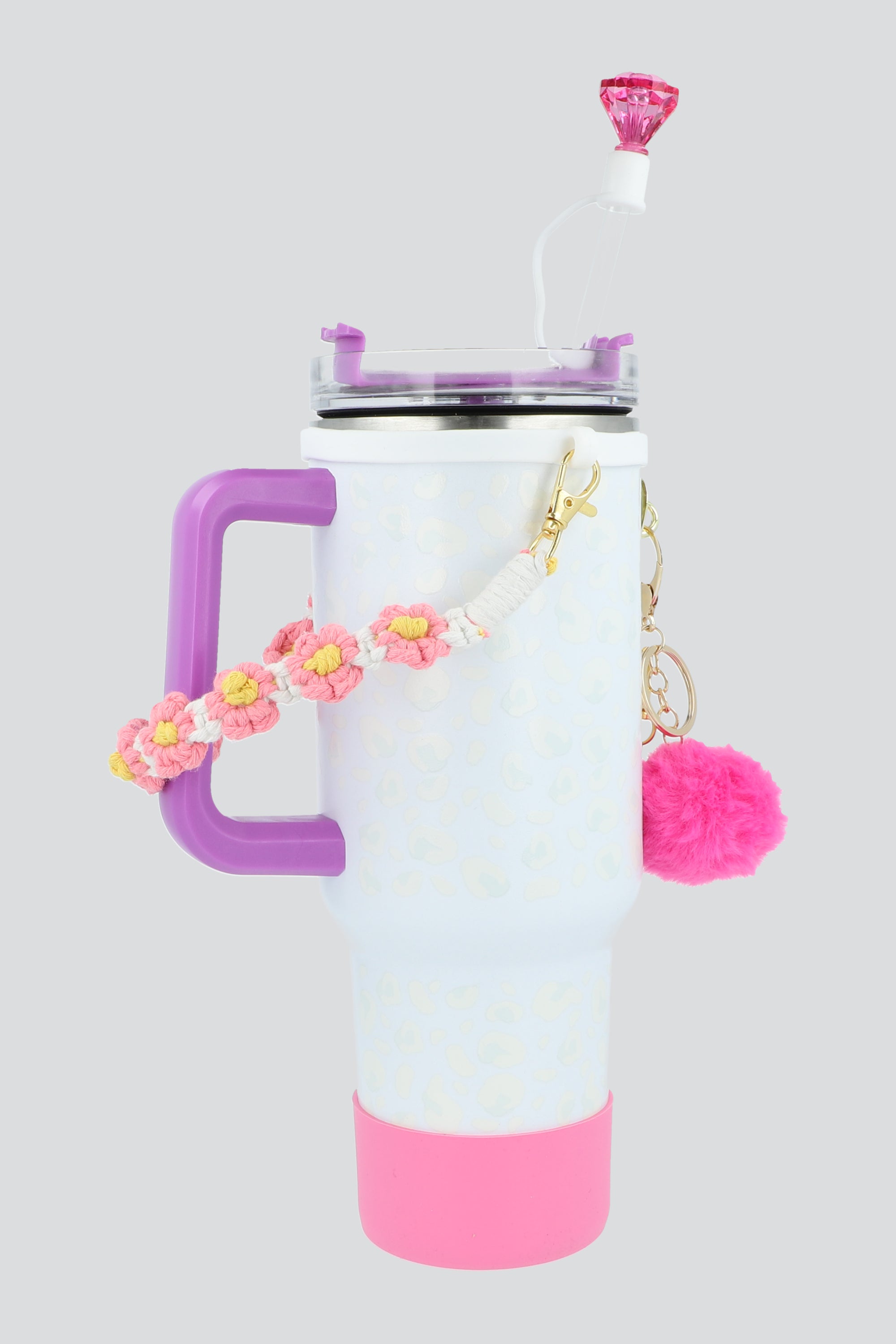 6 Piezas accesorios para botella ROSA