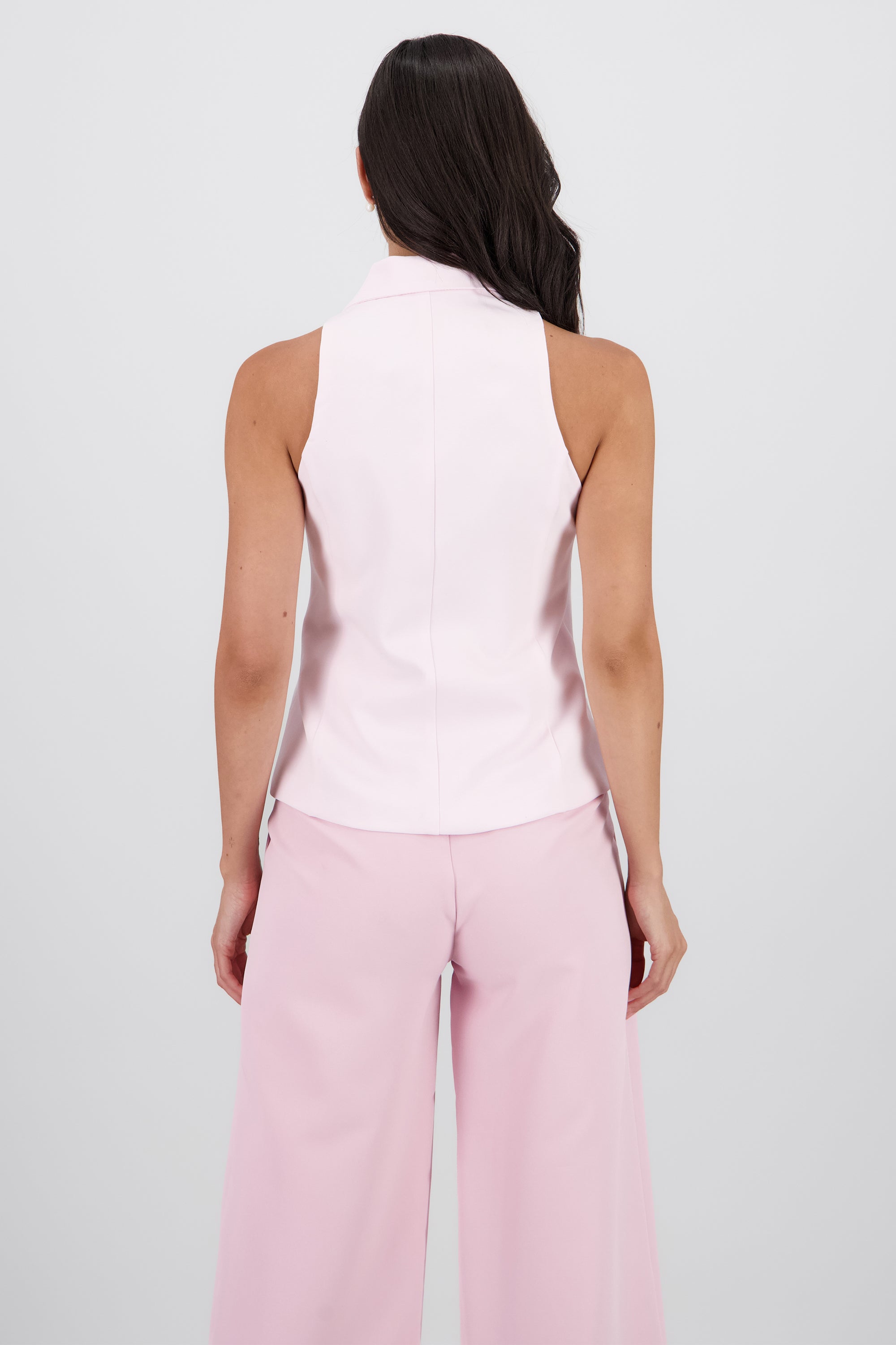 Chaleco halter ROSA PASTEL