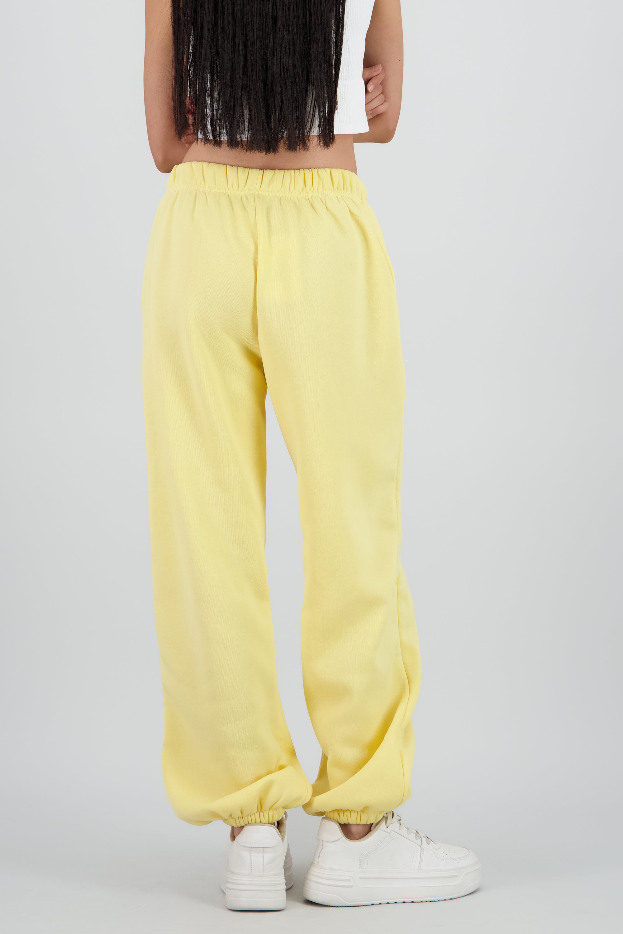 Pants joggers lisos AMARILLO PASTEL