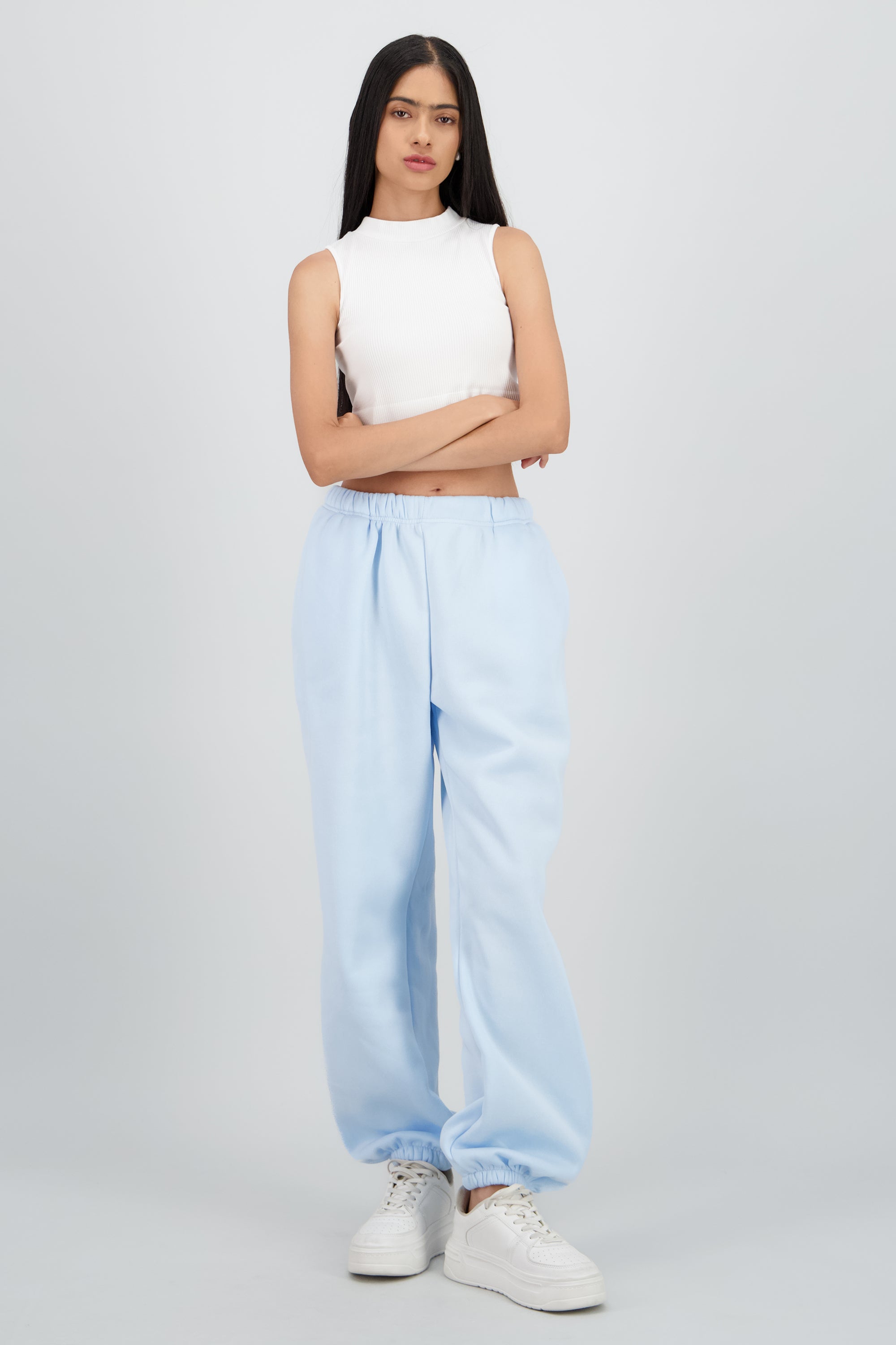 Pants joggers lisos AZUL CIELO