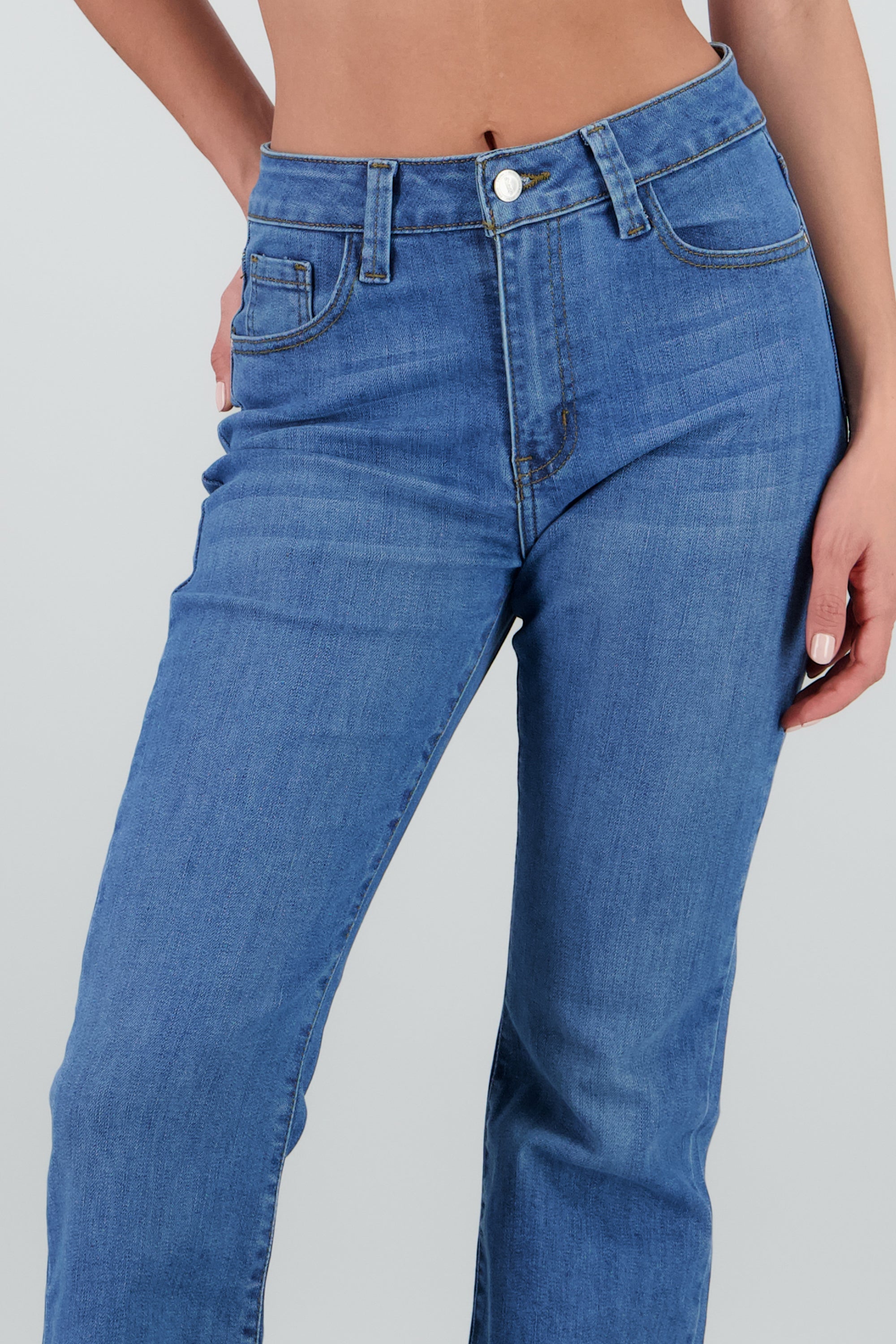 Jeans flare al corte MEDIUM WASH