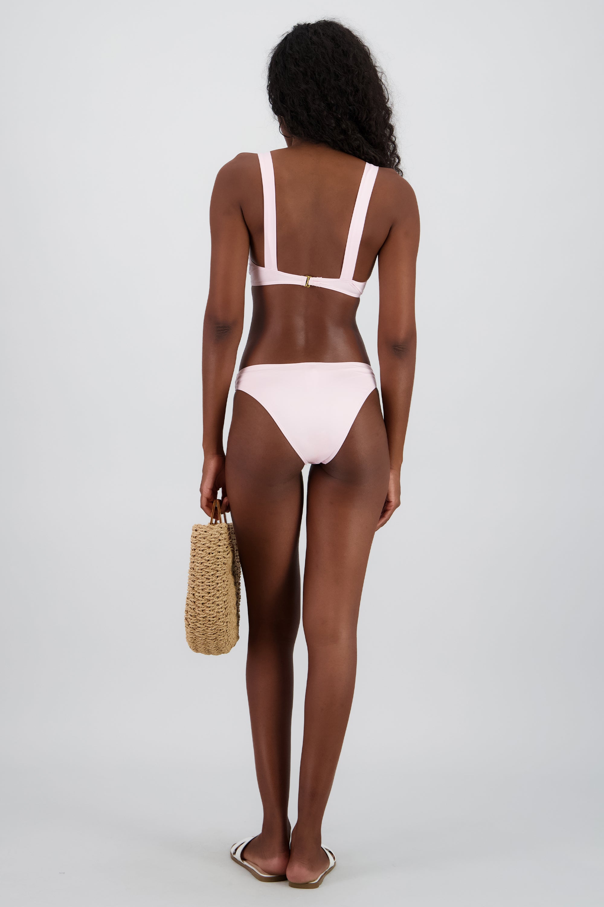 Bikini copas liso ROSA PASTEL
