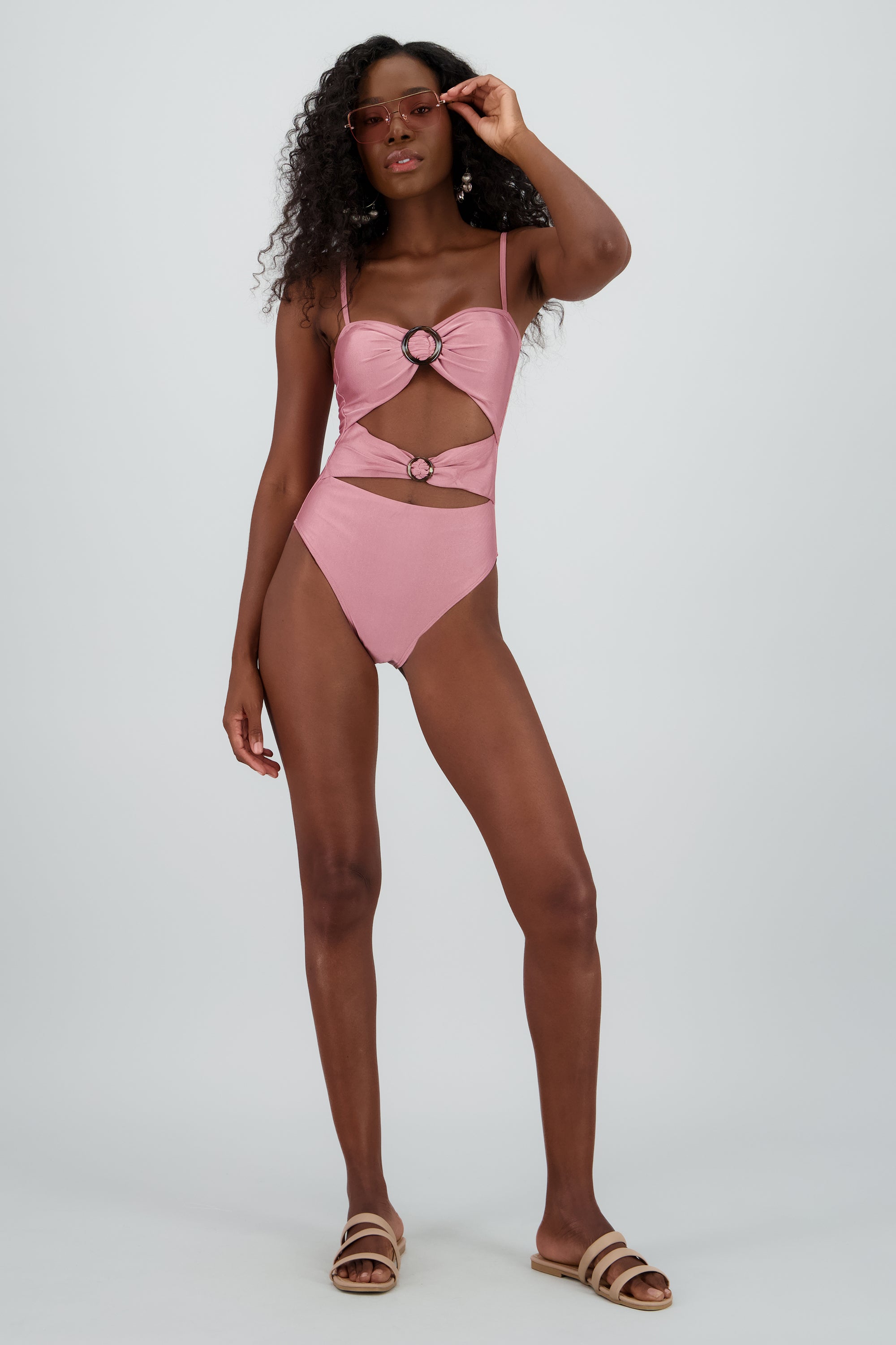 Trajes de baño cutouts aro carey MALVA
