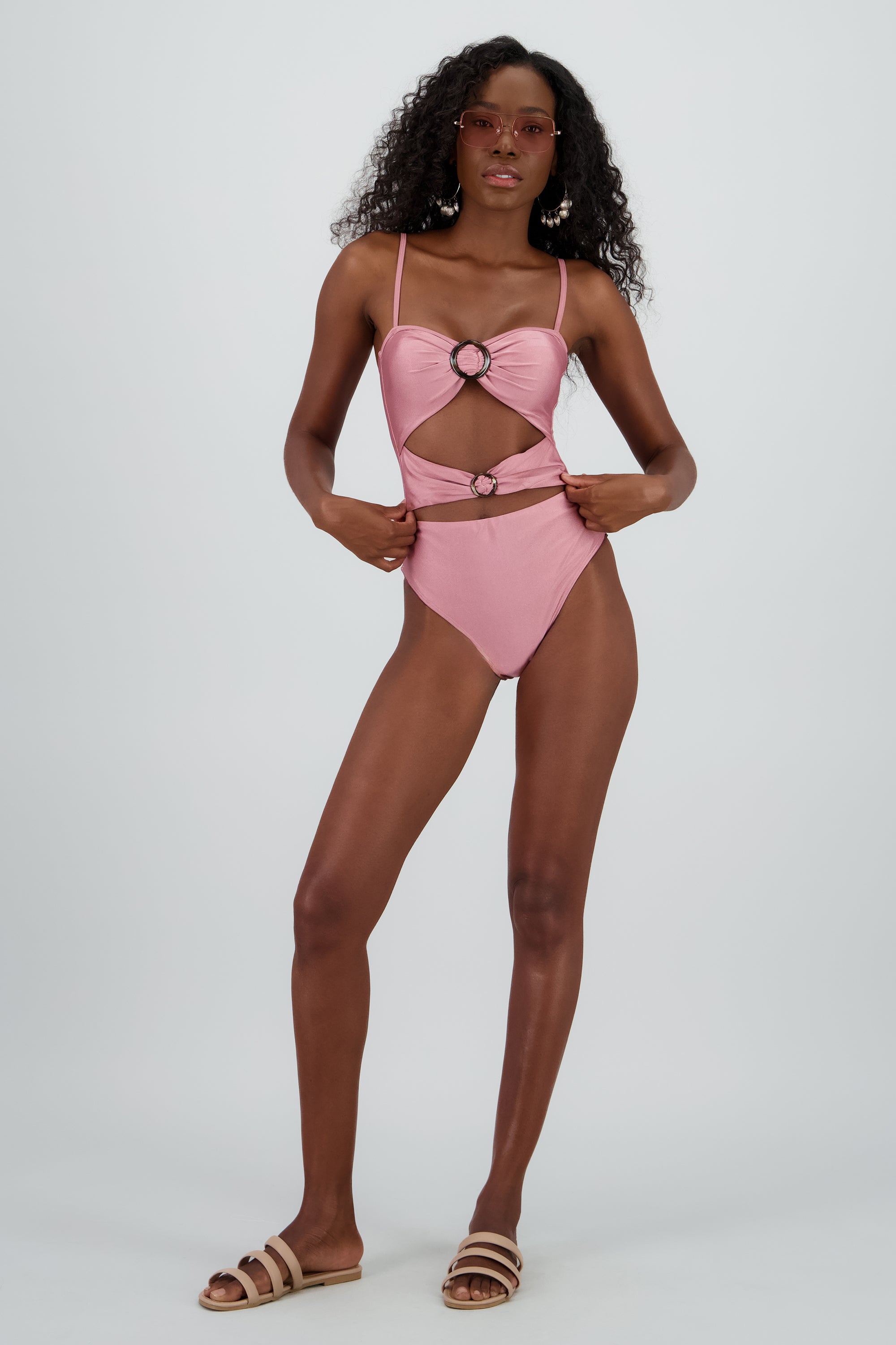 Trajes de baño cutouts aro carey MALVA