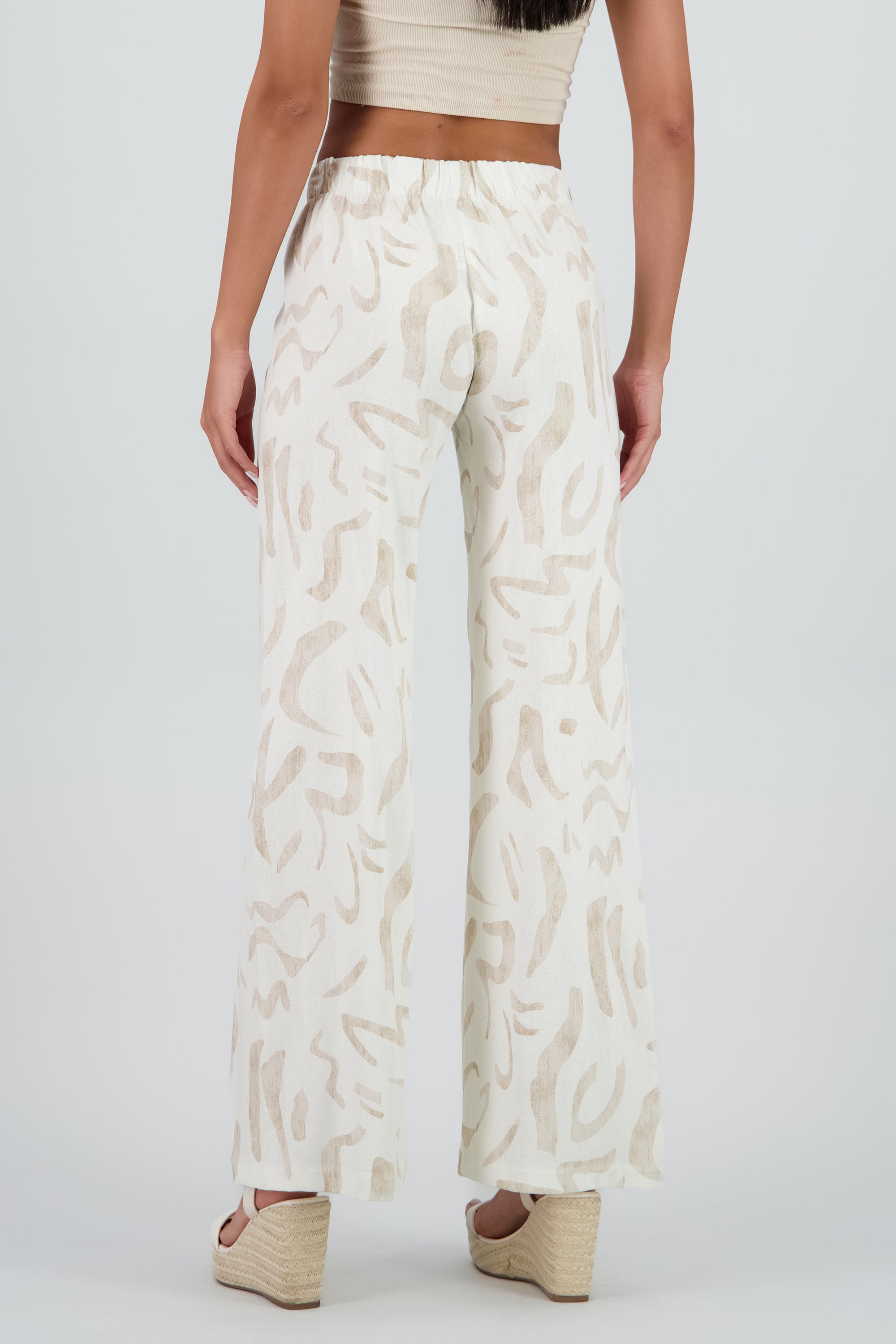 Pantalon amplio estampado figuras ARENA