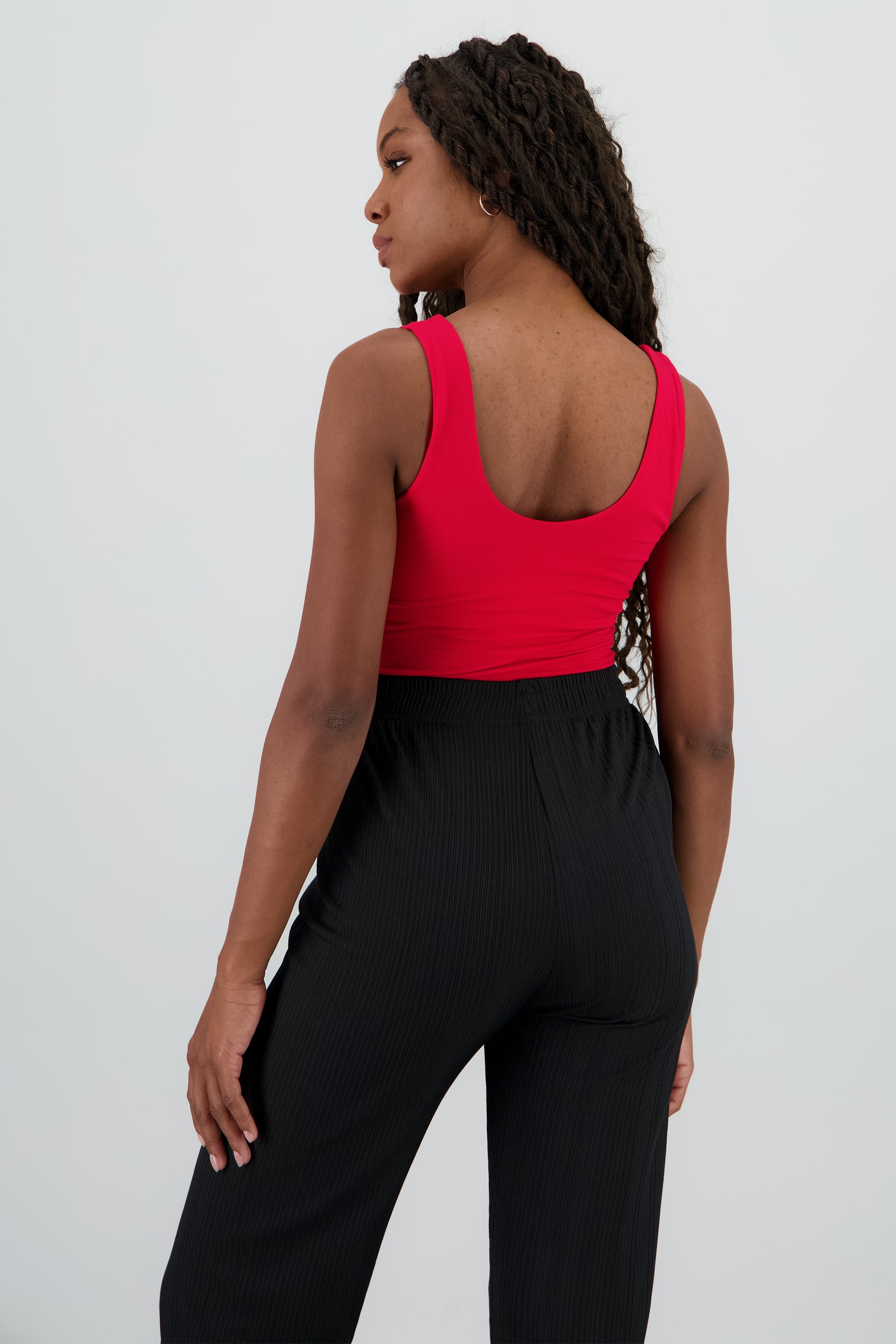 Body liso tirantes escote redondo ROJO