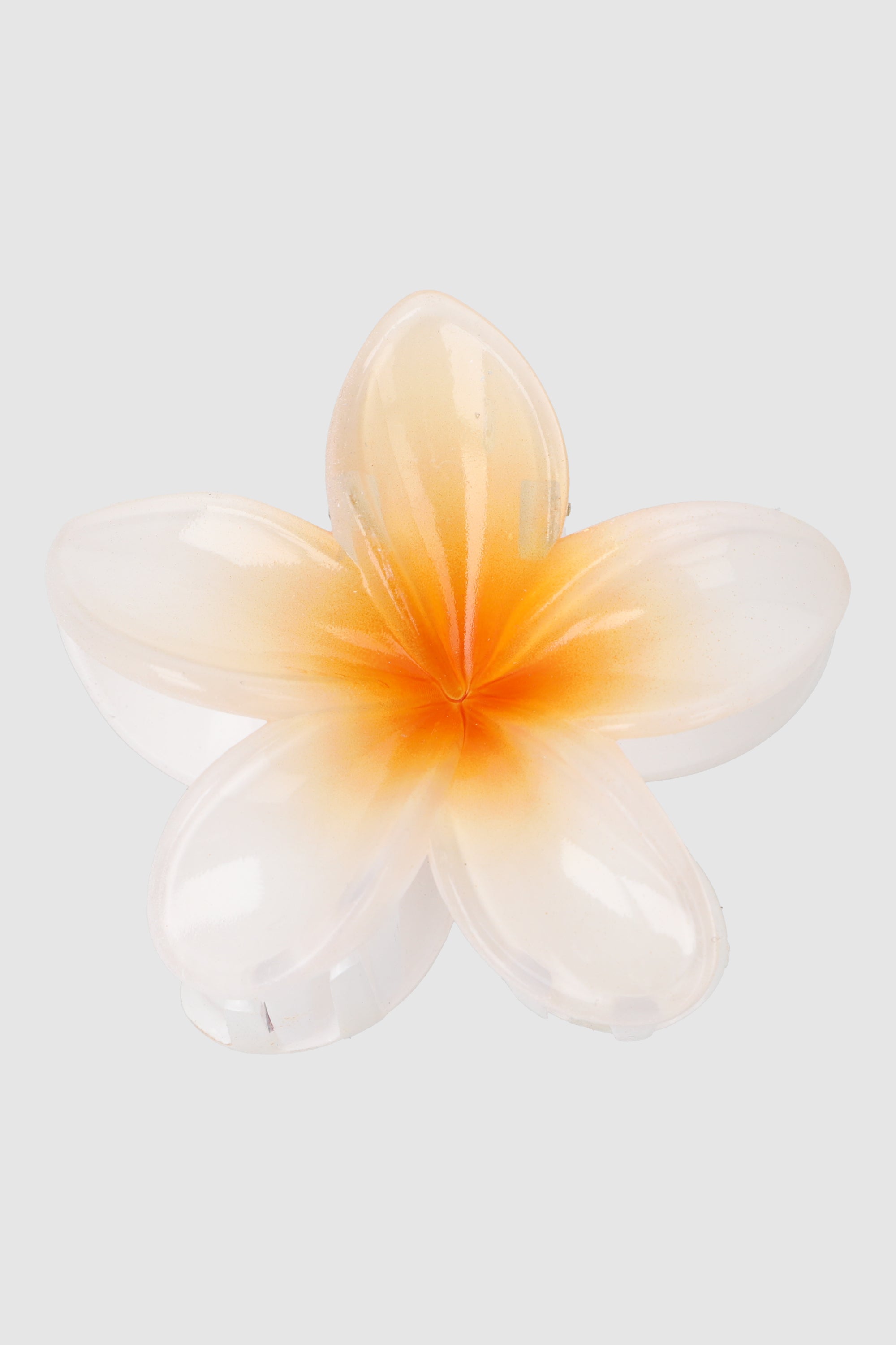 PINZA FLOR HAWAIANA EFECTO DURAZNO