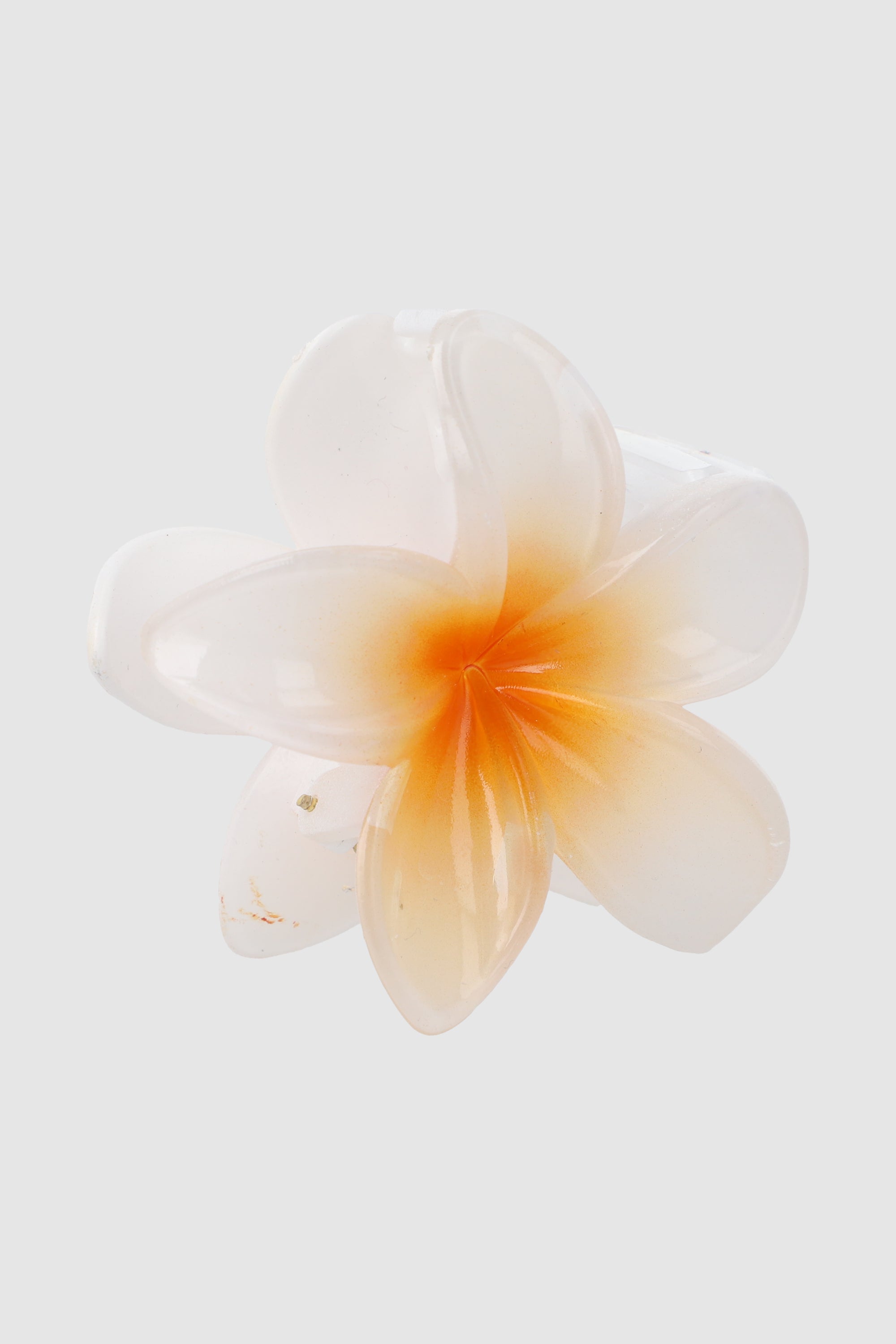 PINZA FLOR HAWAIANA EFECTO DURAZNO