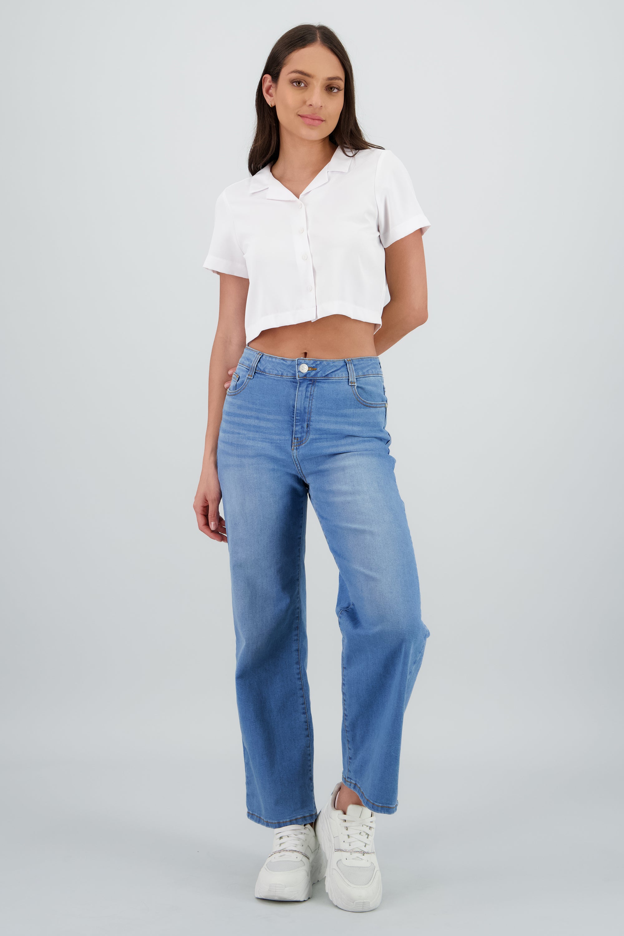 Jeans straight comfort STONE LIGHT