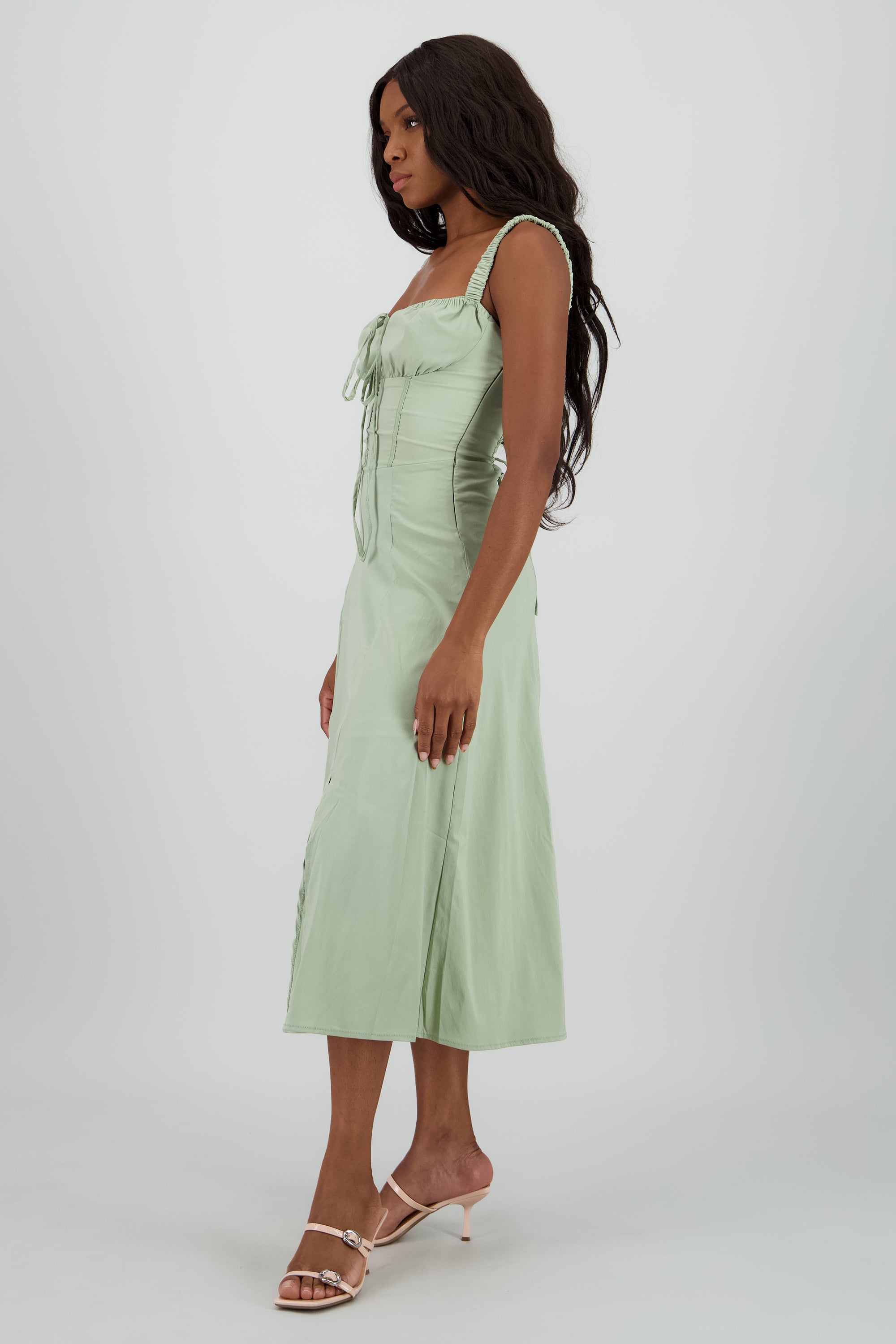 Vestido liso maxi SAGE