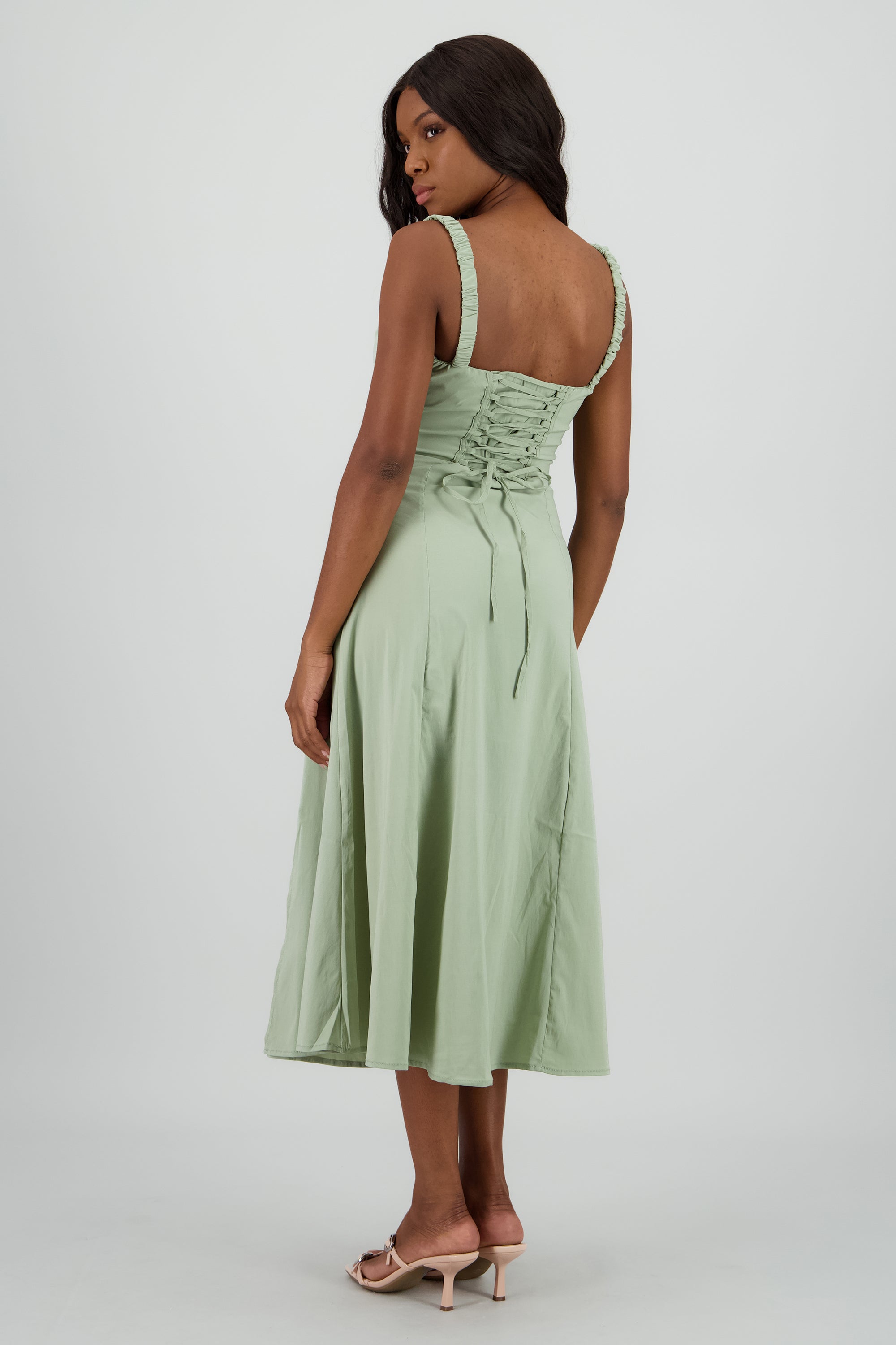 Vestido liso maxi SAGE