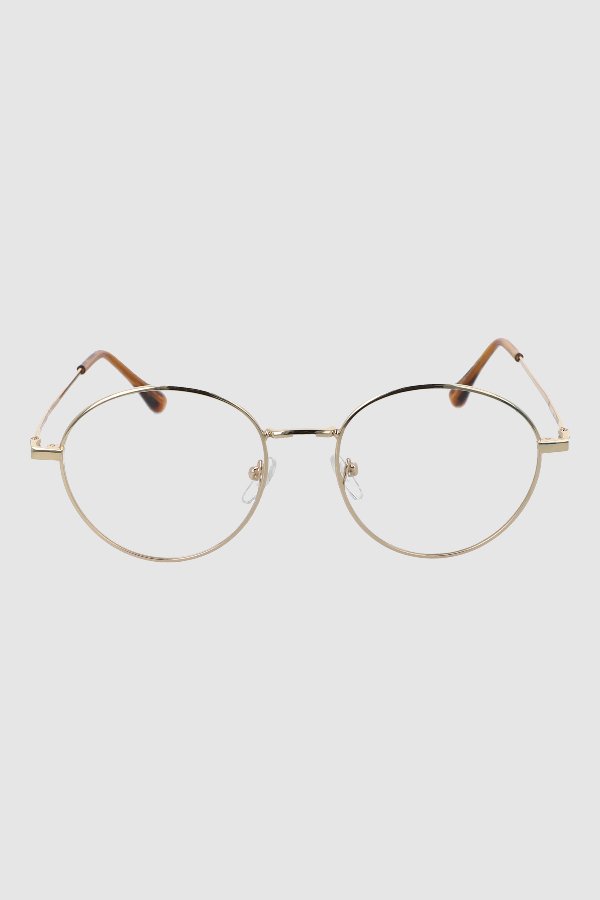 Lentes blue light circulo metal ORO
