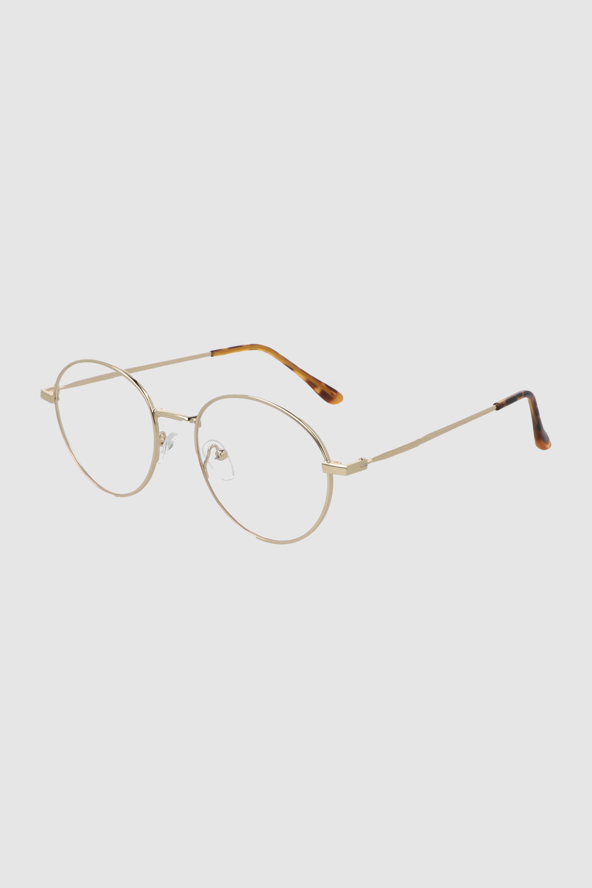 Lentes blue light circulo metal ORO