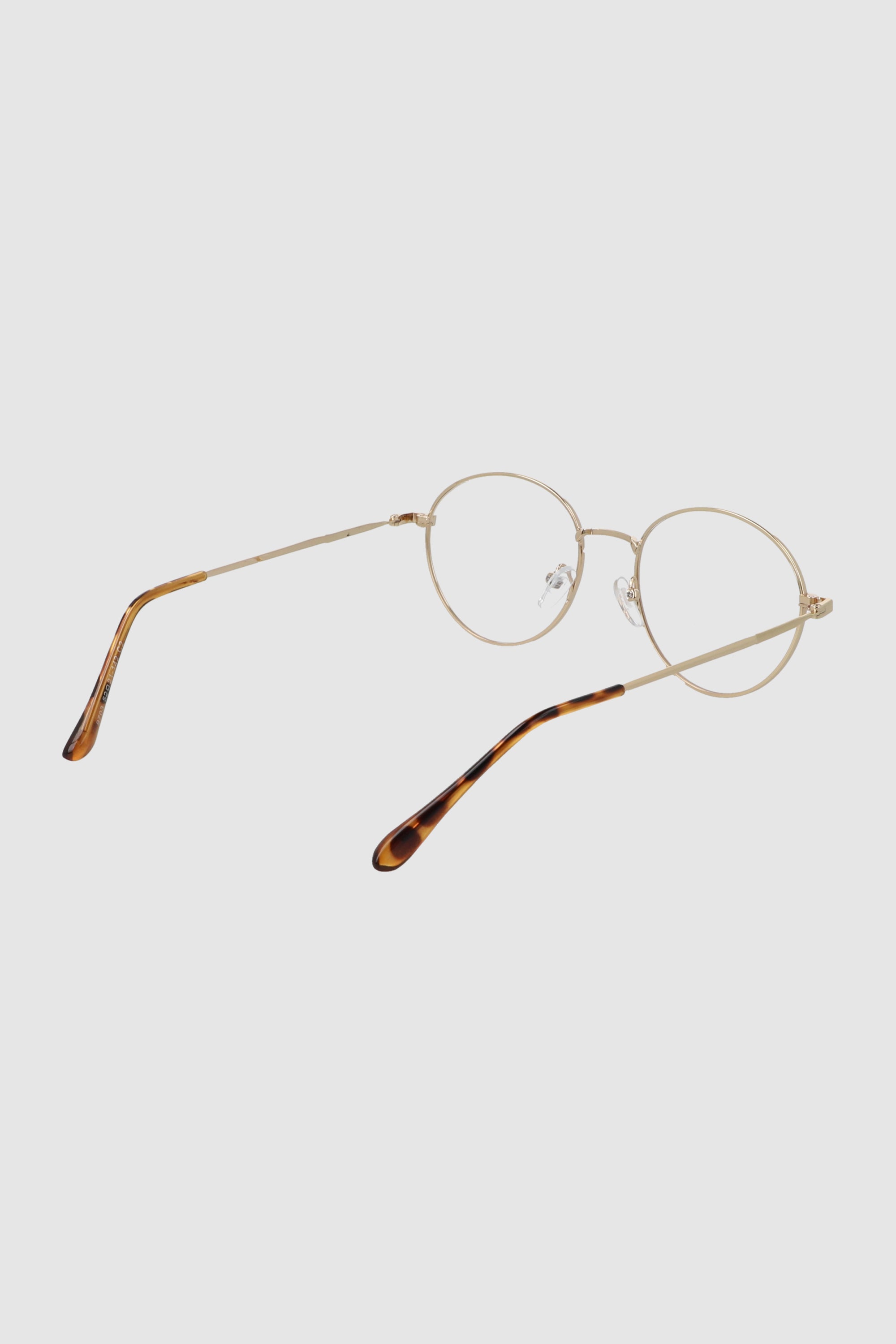 Lentes blue light circulo metal ORO