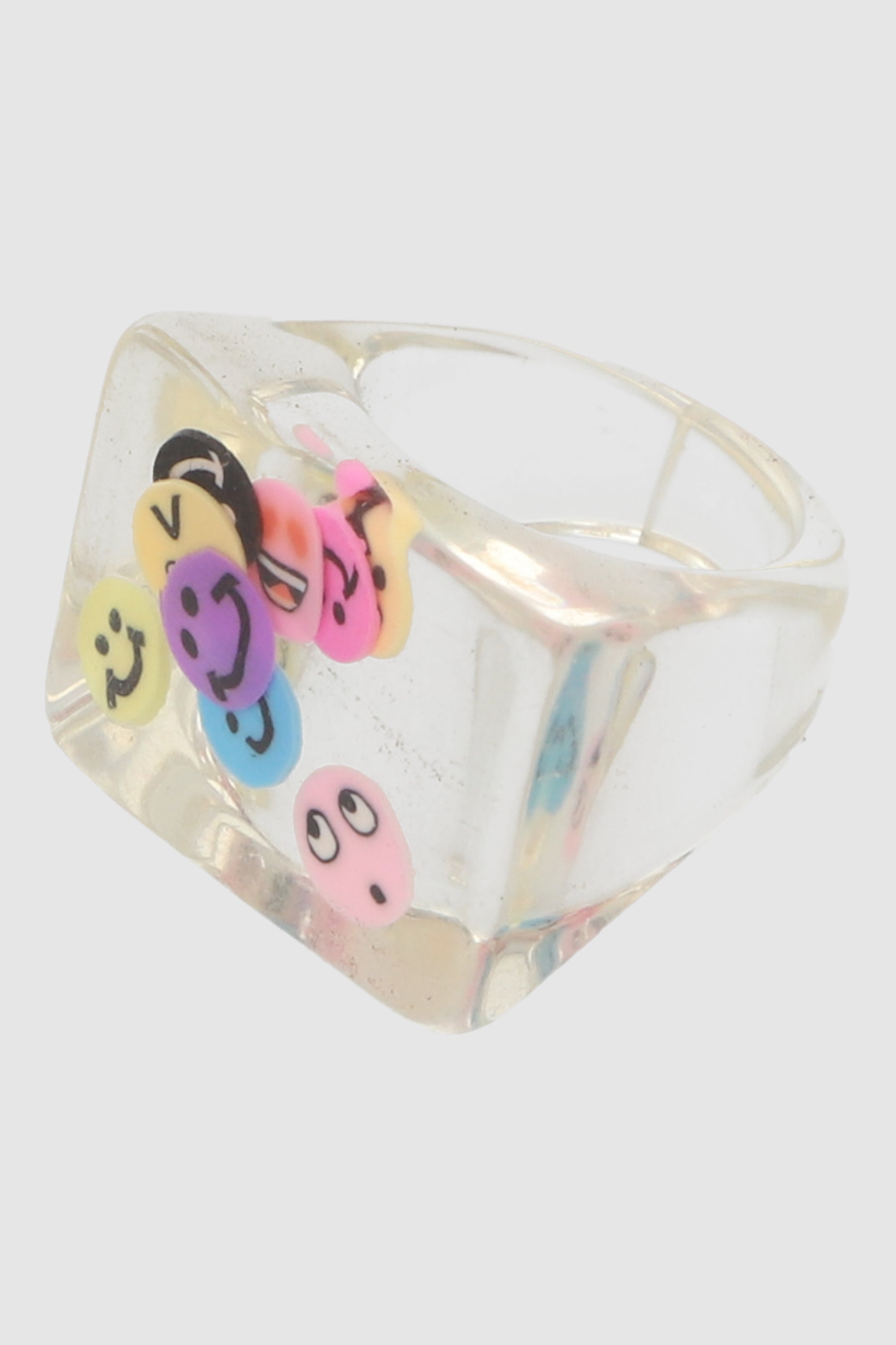 ANILLO ACRILICO FRUTAS MULTICOLOR BRILLANTE