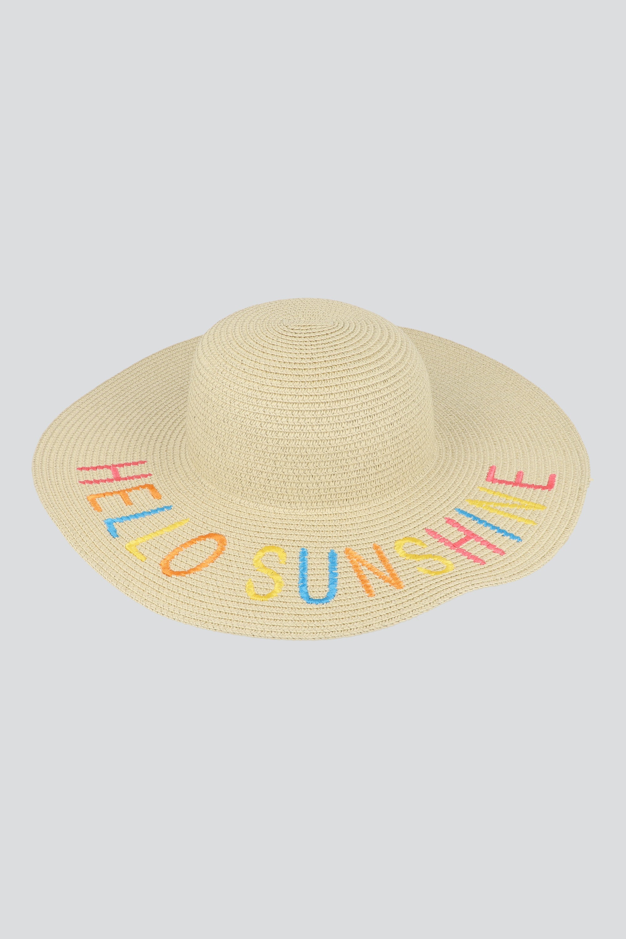 Sombrero floppy hello sunshine BEIGE