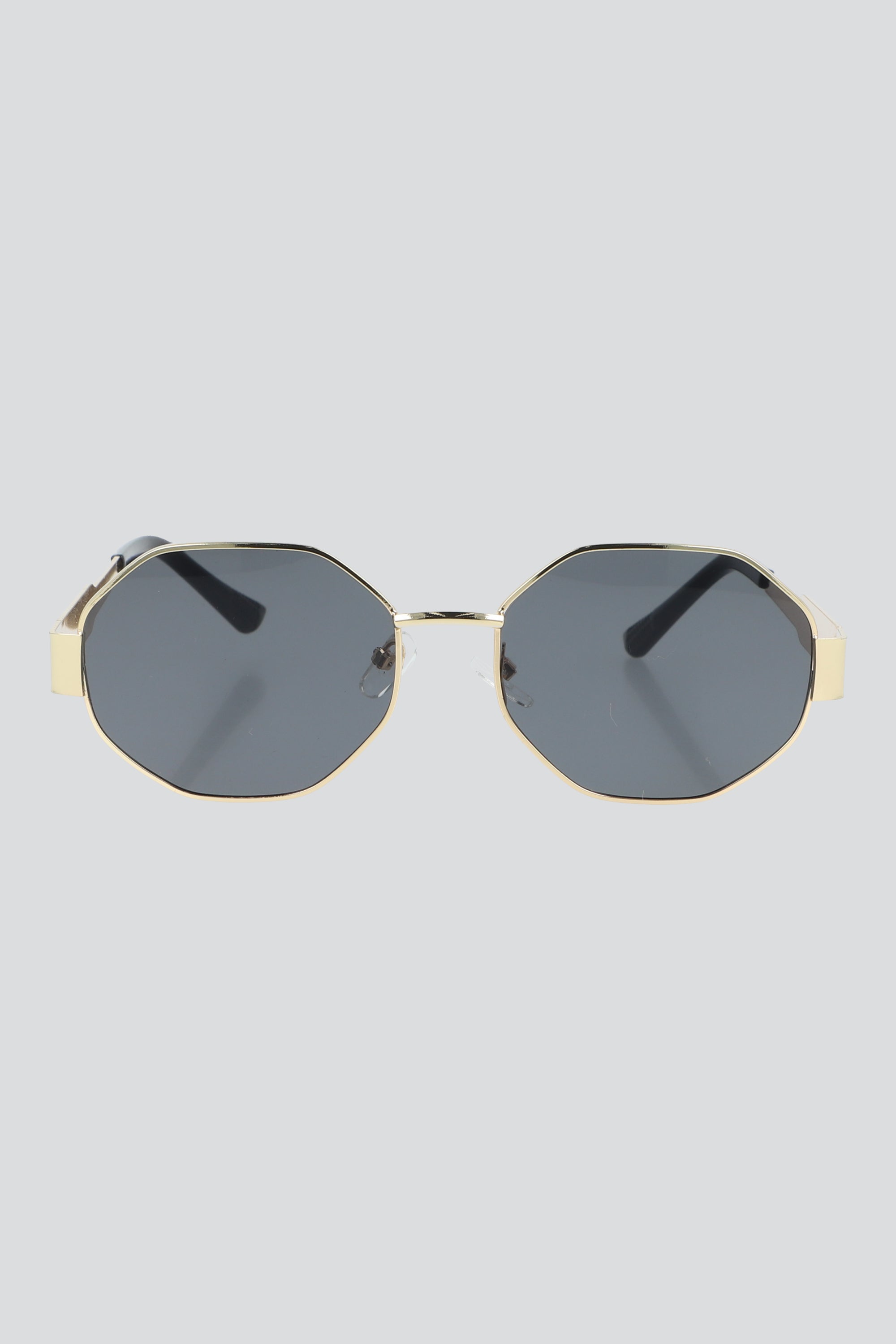 Lentes de sol round NEGRO