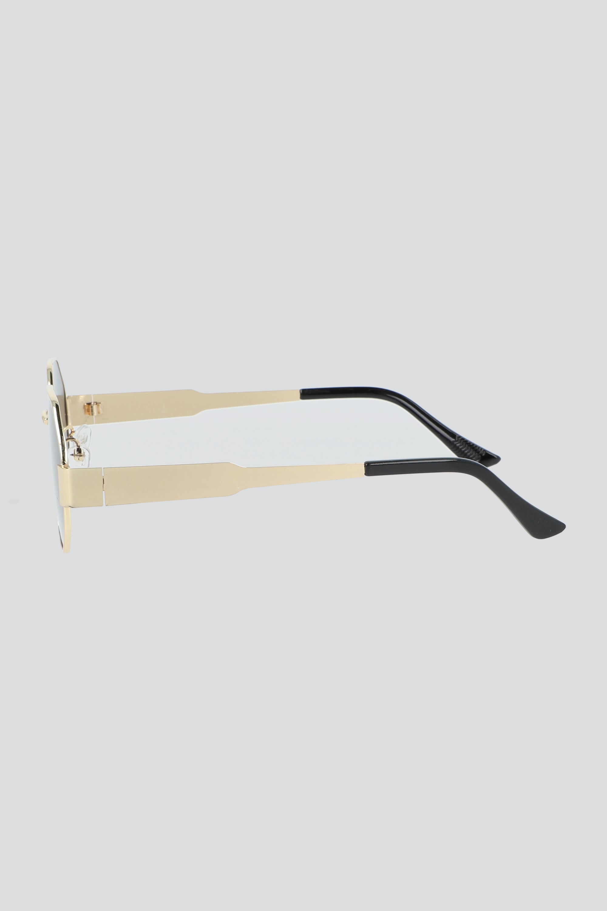 Lentes de sol round NEGRO
