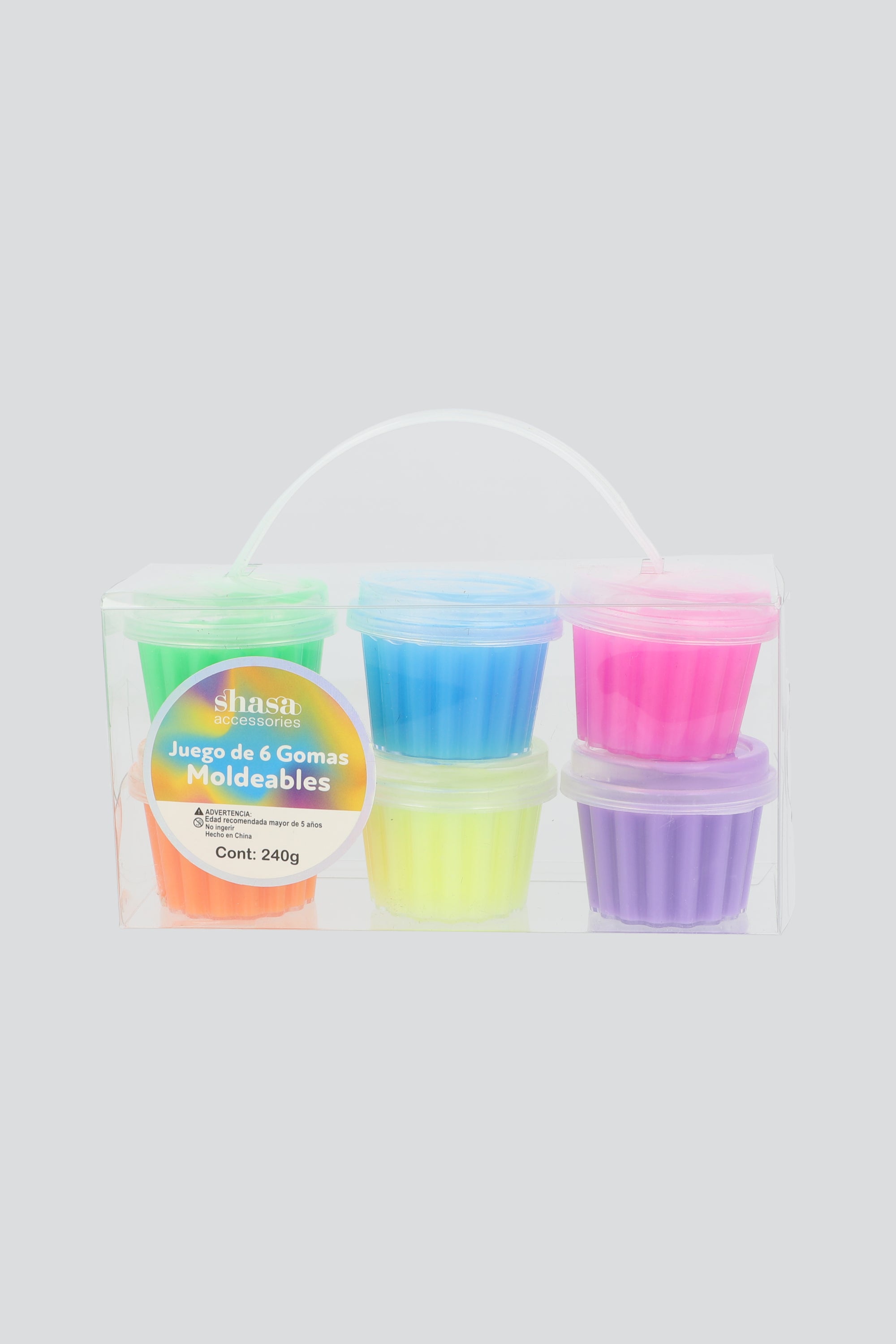 Set 6 slimes colores MULTICOLOR