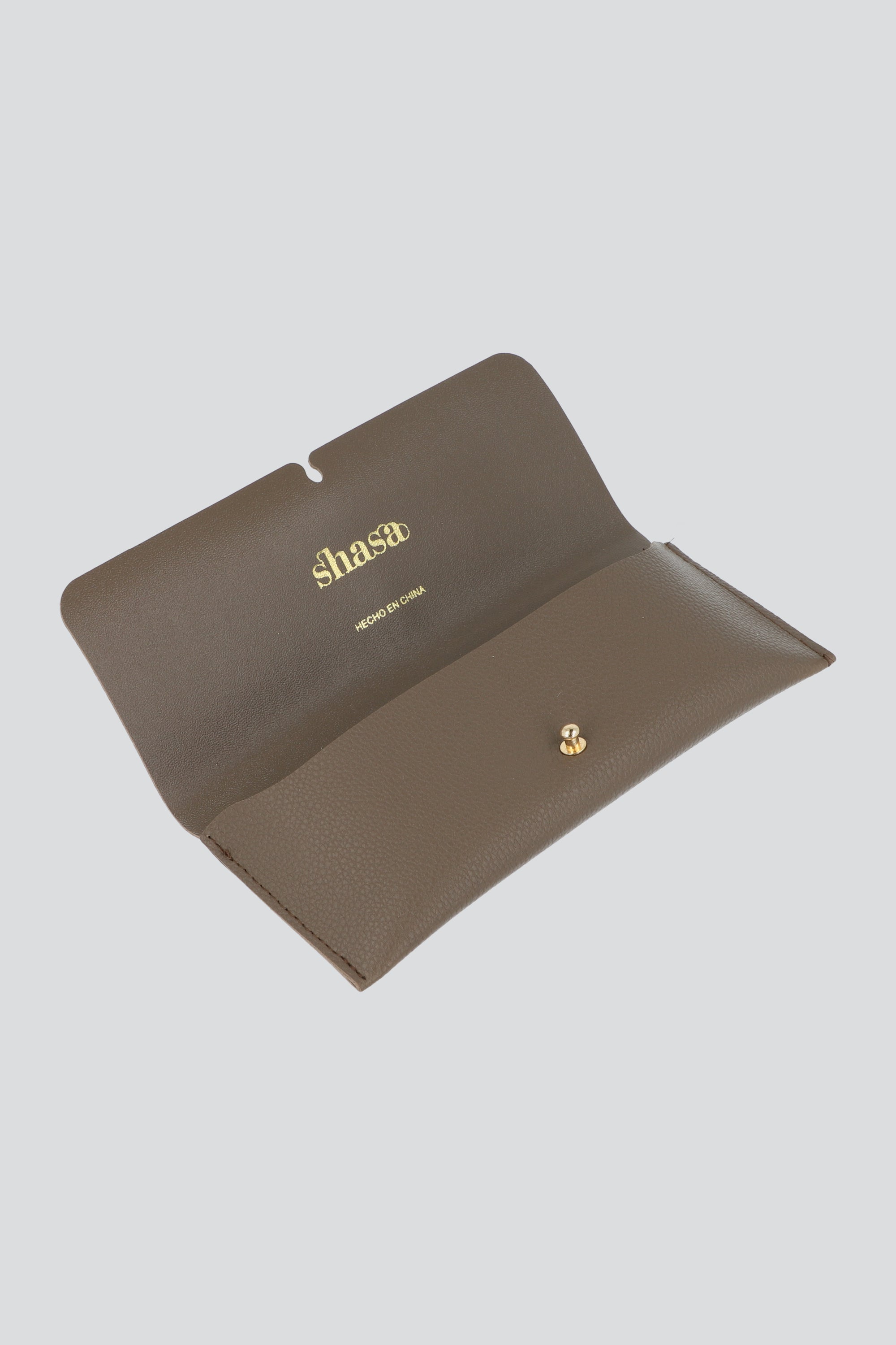 Funda para lentes cierre resorte CAFE