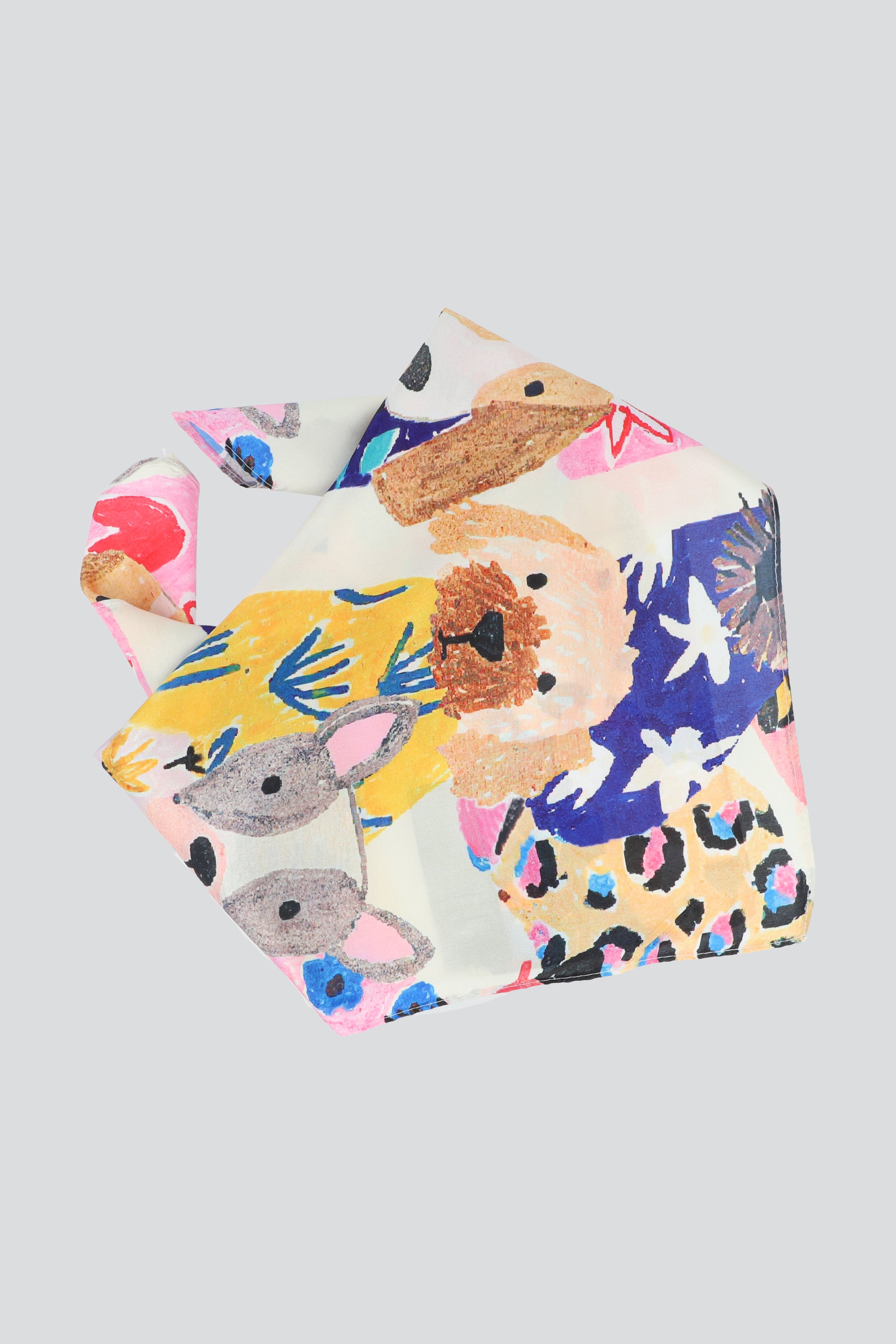 Pañuelo arte perros 70*70 MULTICOLOR