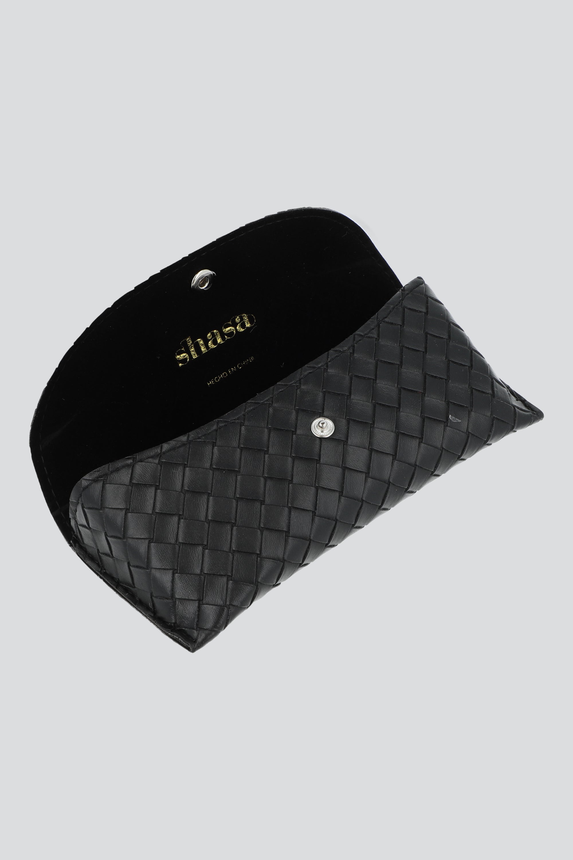 Funda para lentes textura tejida NEGRO