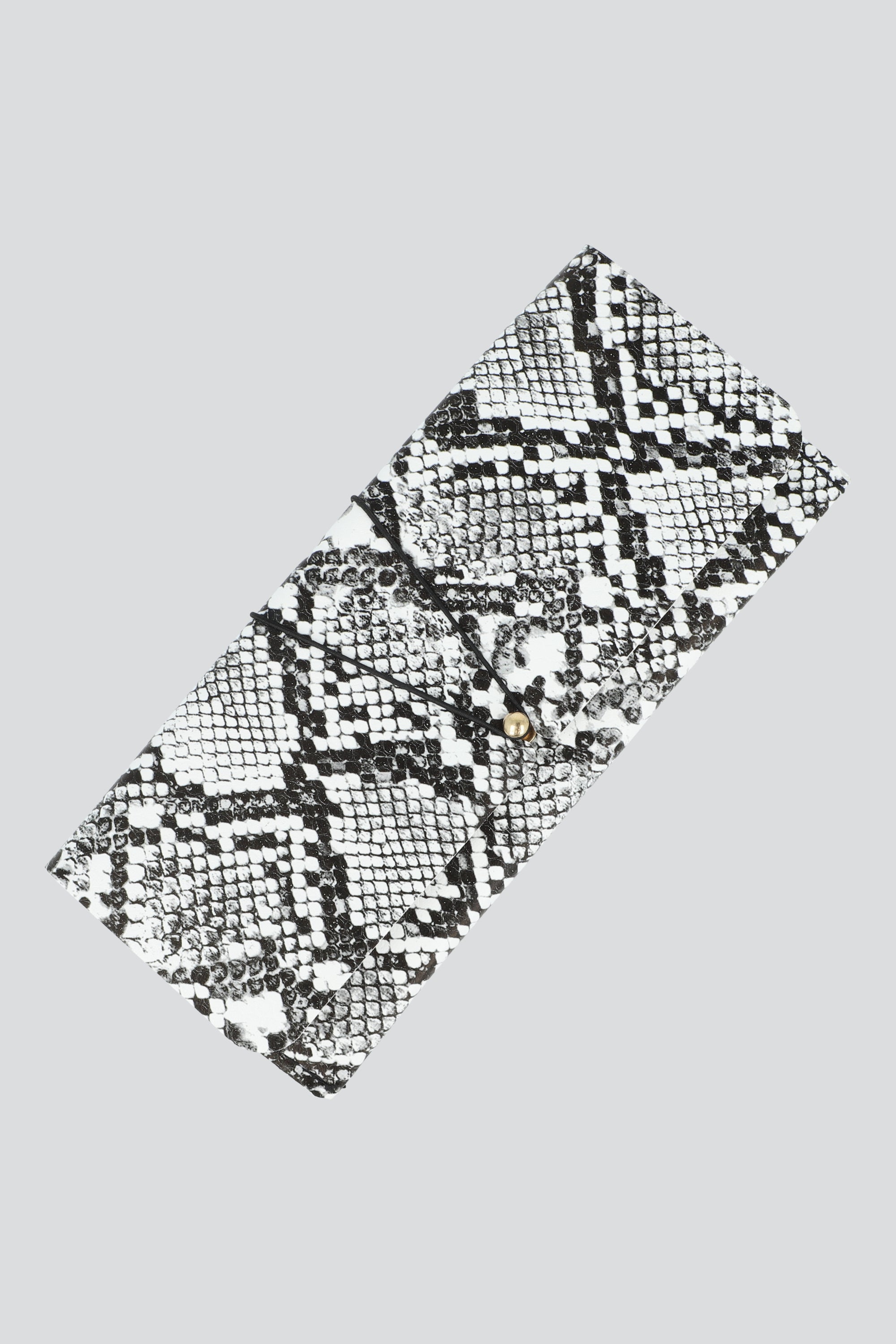 Funda para lentes snake print NEGRO BLANCO