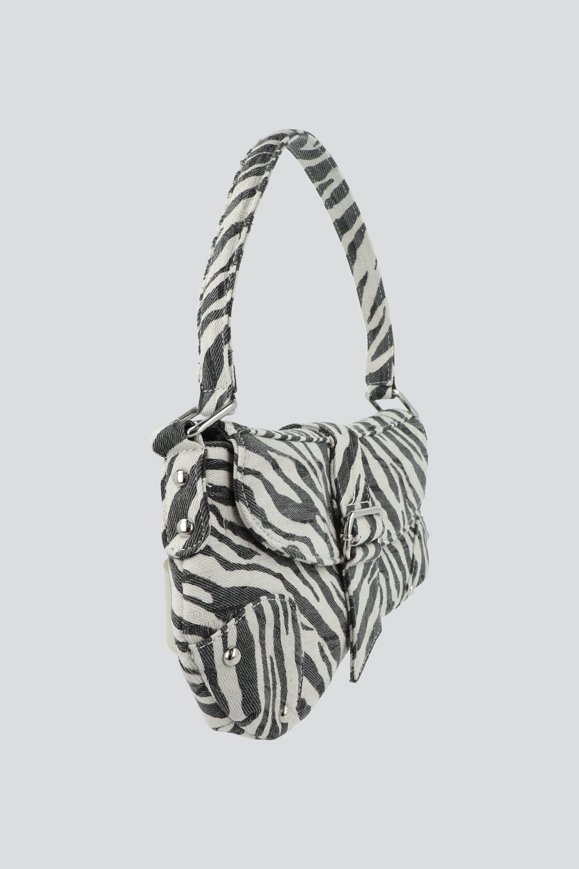 Bolsa shoulder animal print NEGRO