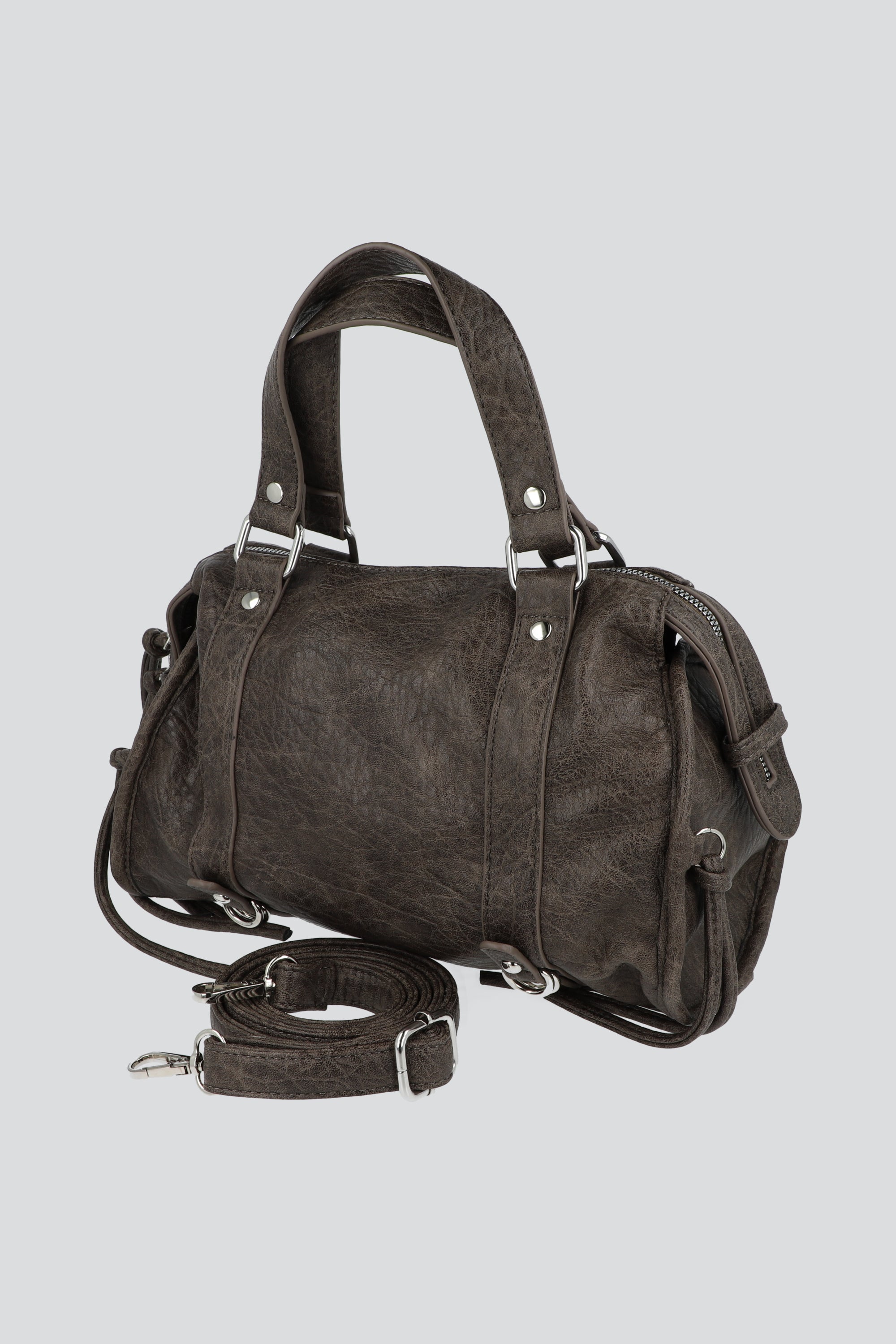 Bolsa barrel vintage pu CAFE