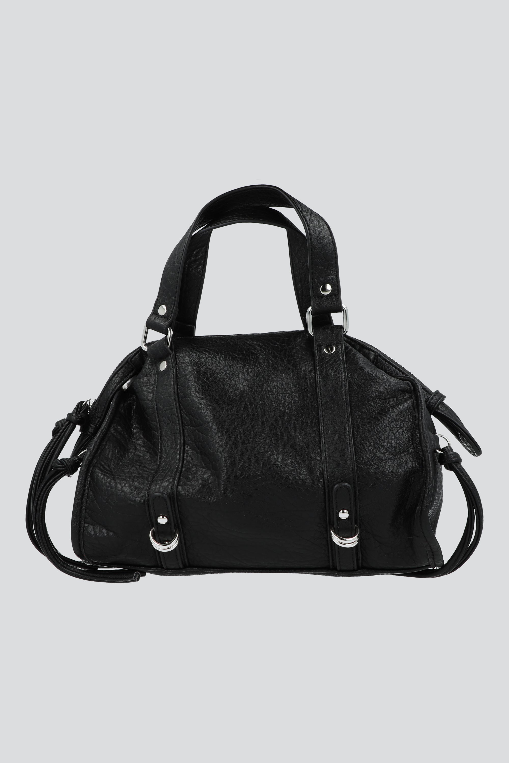 Bolsa barrel vintage pu NEGRO