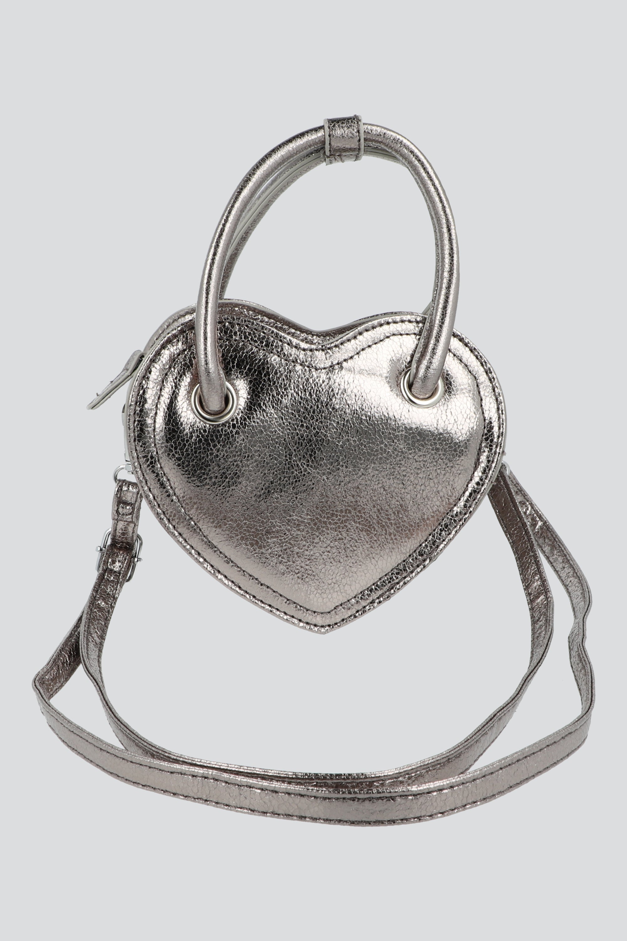 Bolsa silueta heart PLATA