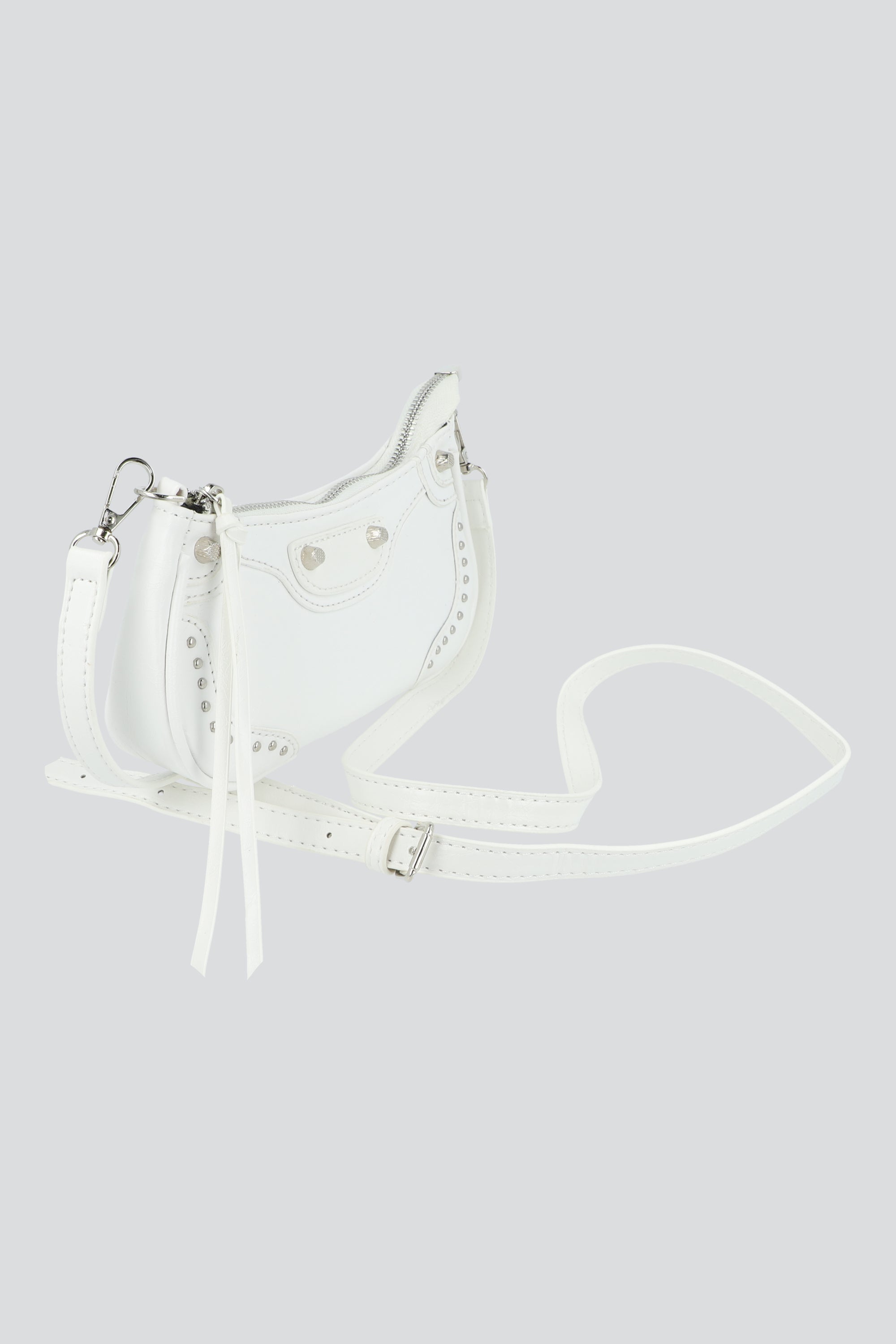 Bolsa baguette studs HUESO
