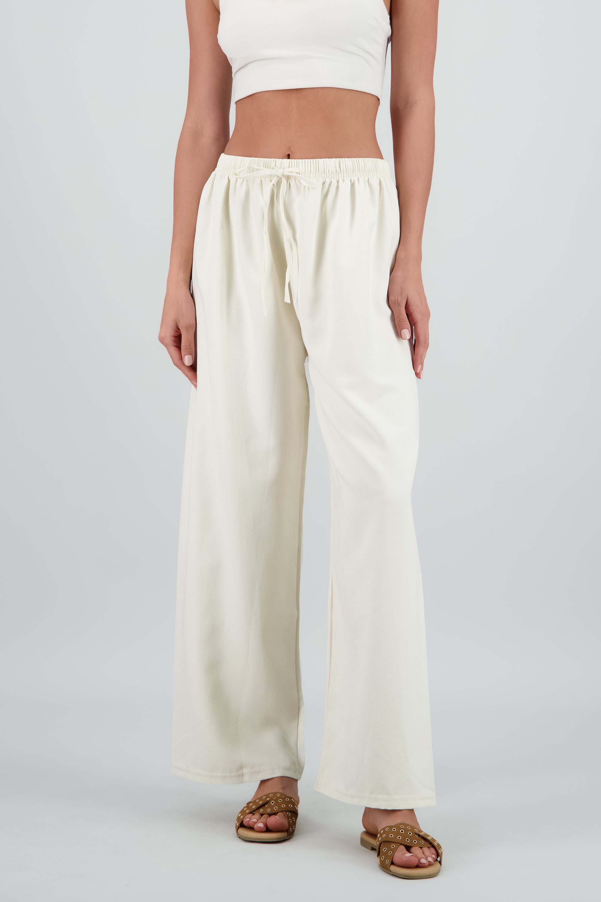Pantalon liso BLANCO