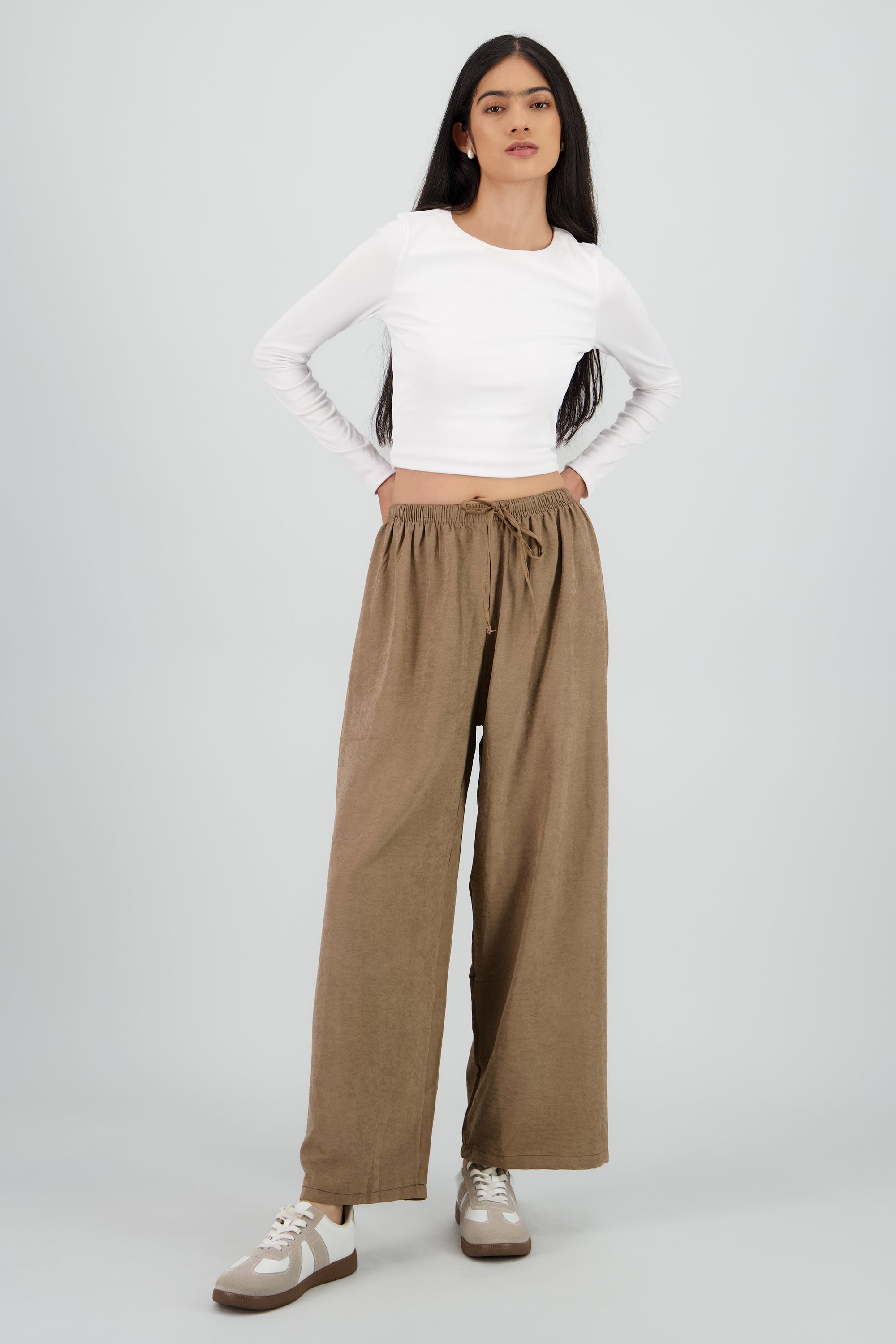 Pantalon liso CHOCOLATE