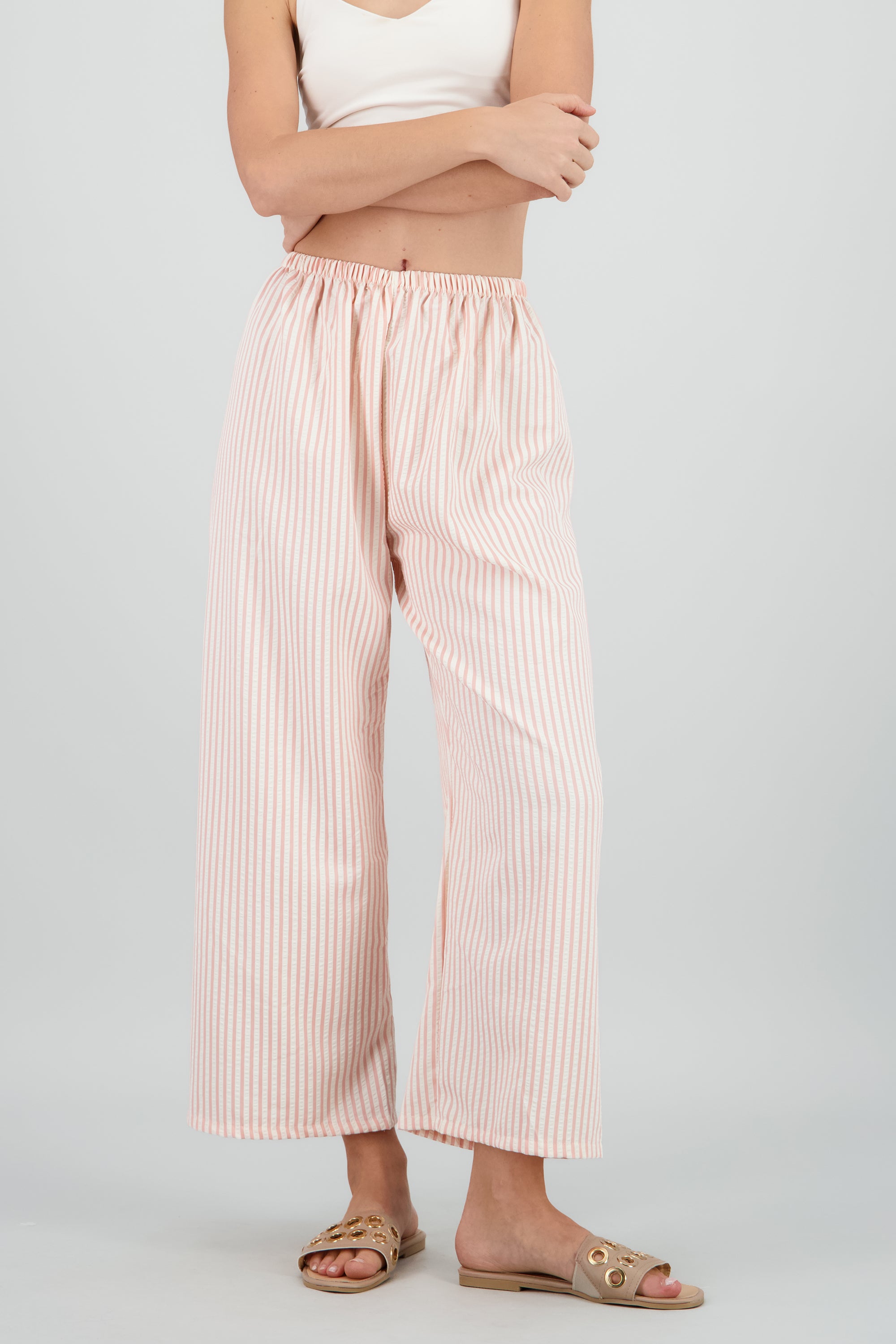 Pantalon rayas ROSA