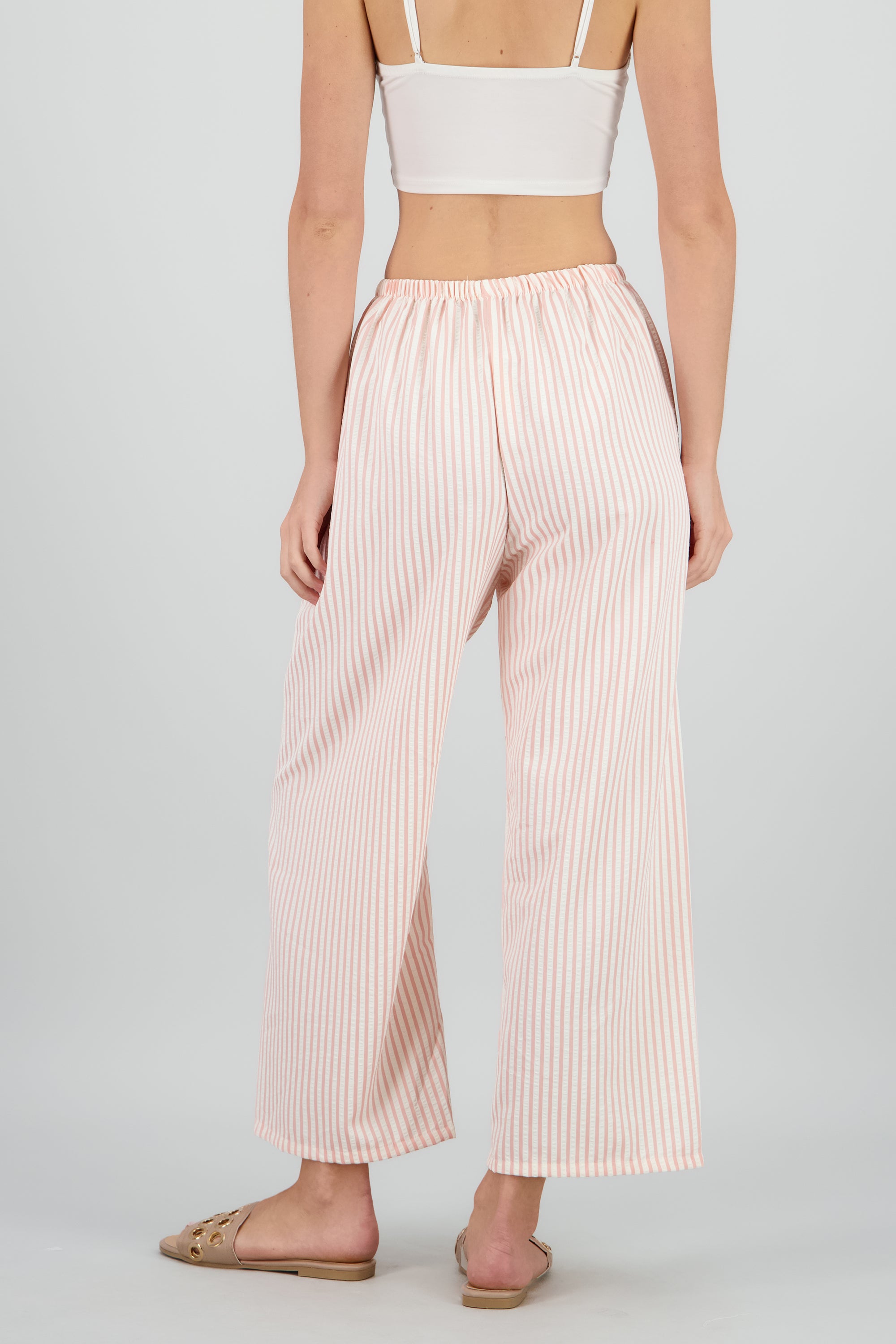 Pantalon rayas ROSA