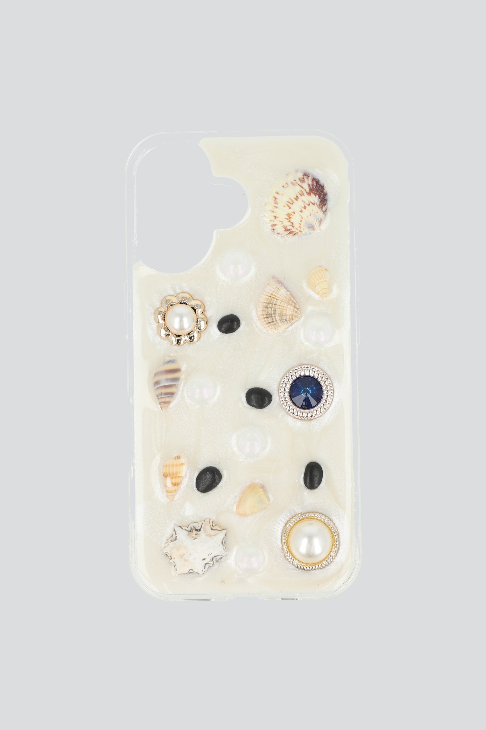 Funda para cel iph 16 items del mar BLANCO