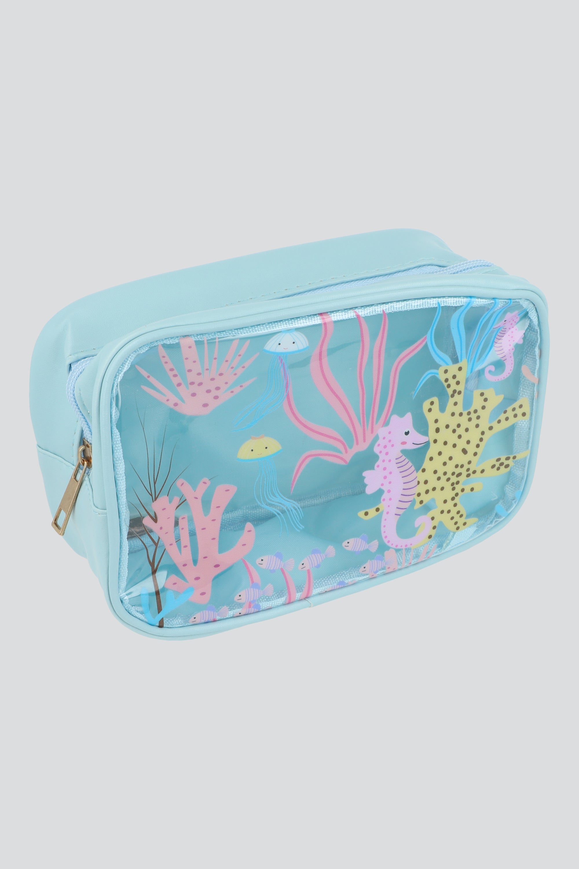 Neceser mar corales AZUL PASTEL