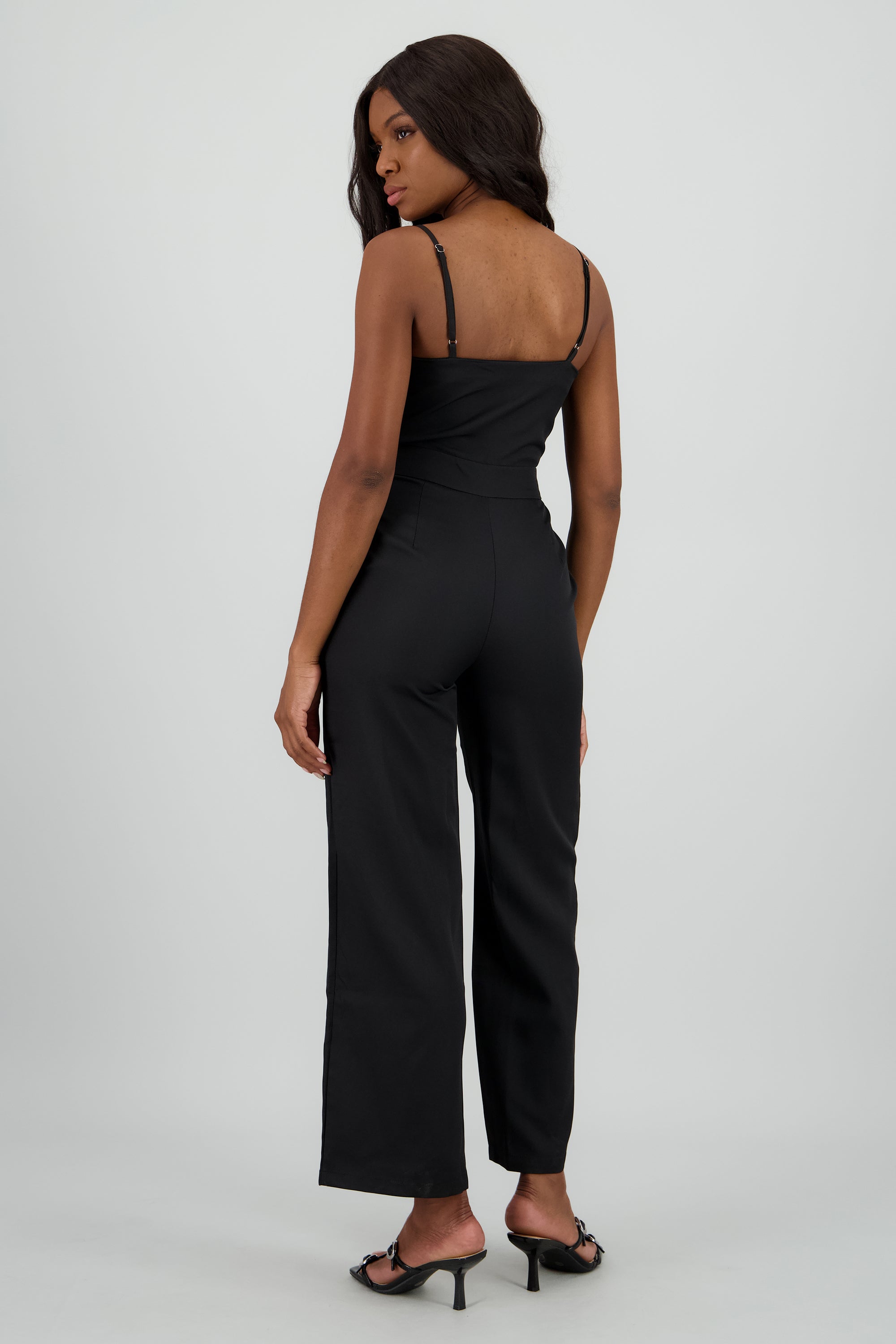 Jumpsuit con botones NEGRO