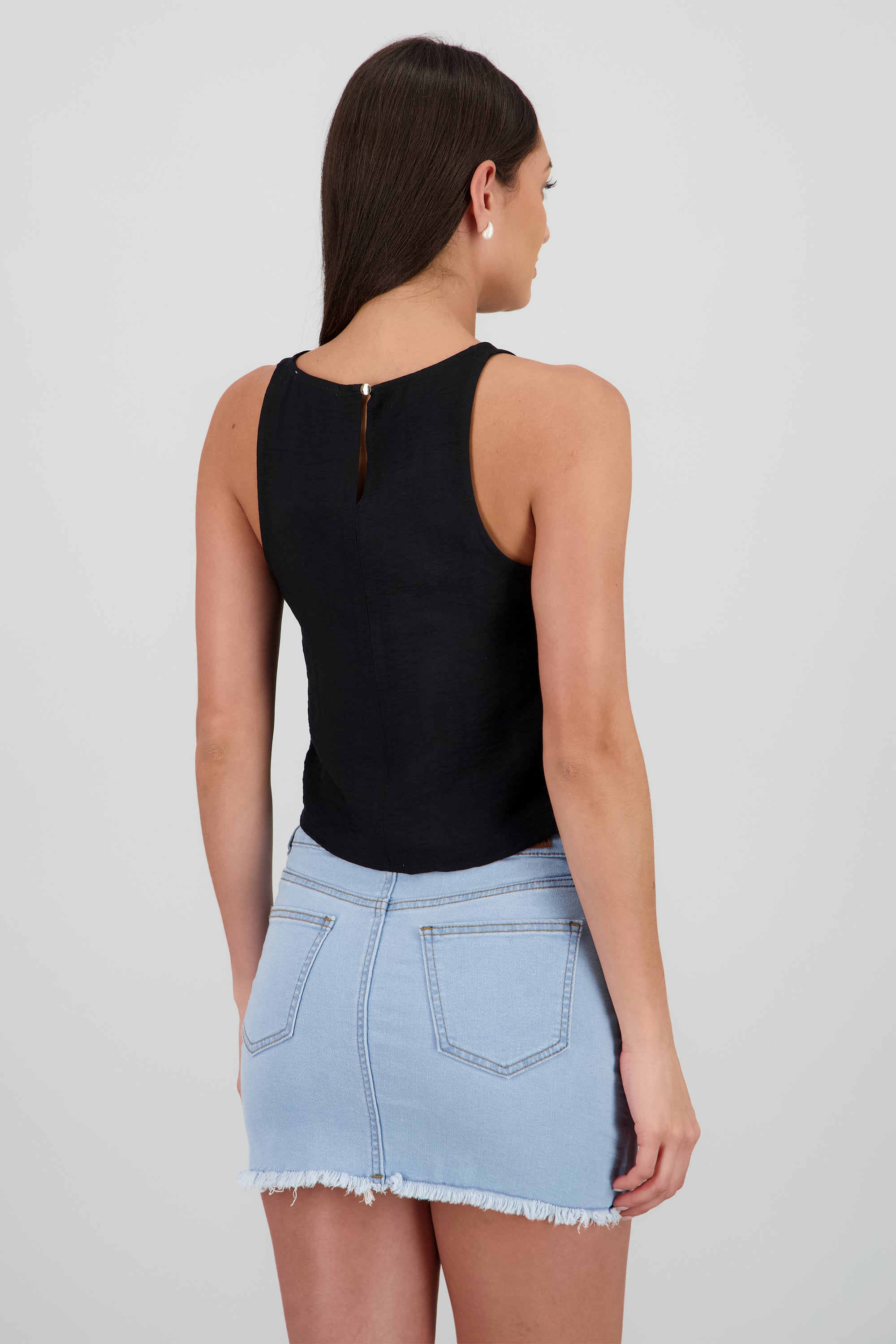 Blusa fluida sin manga MARINO
