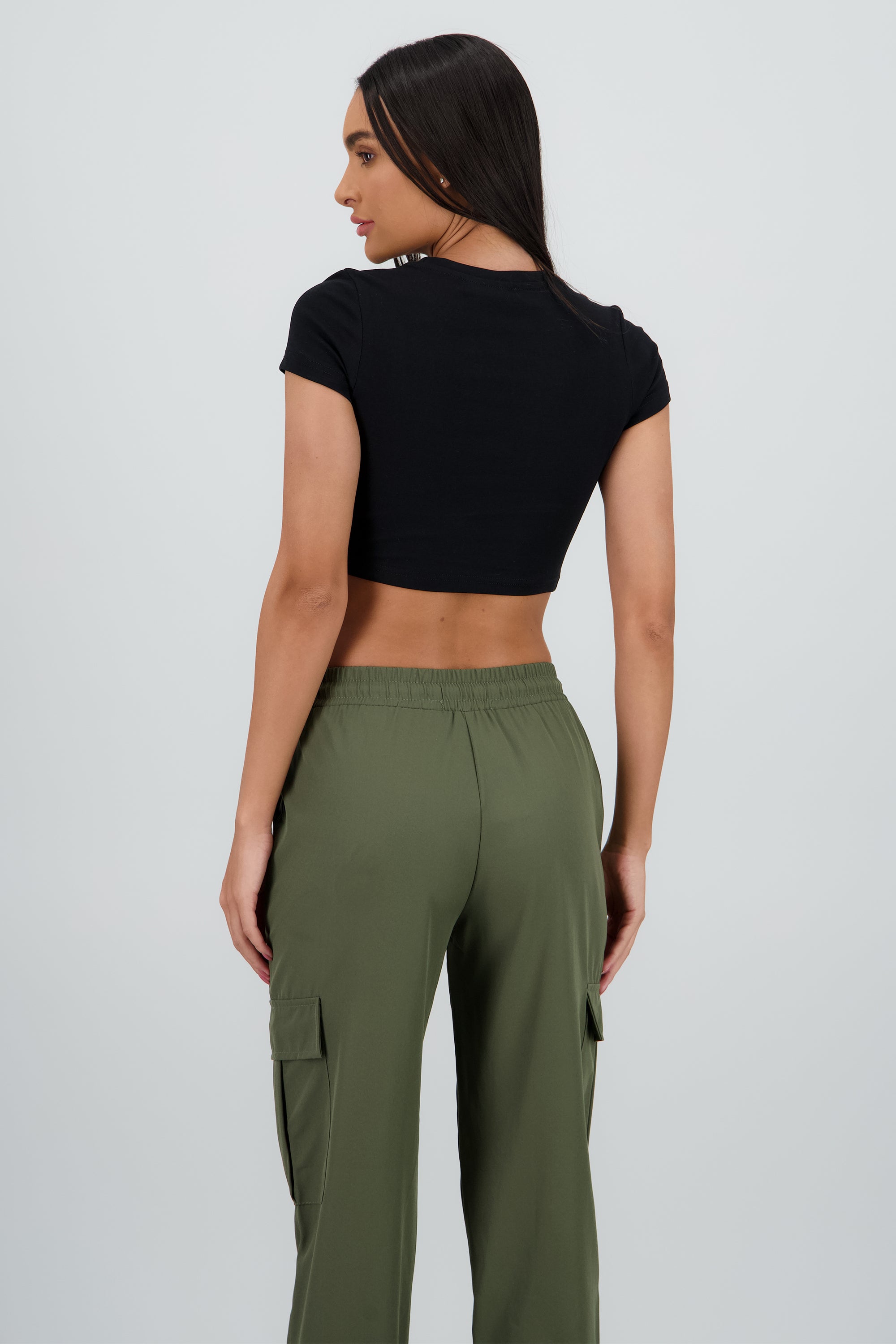 T-shirt de estrella con brillos NEGRO