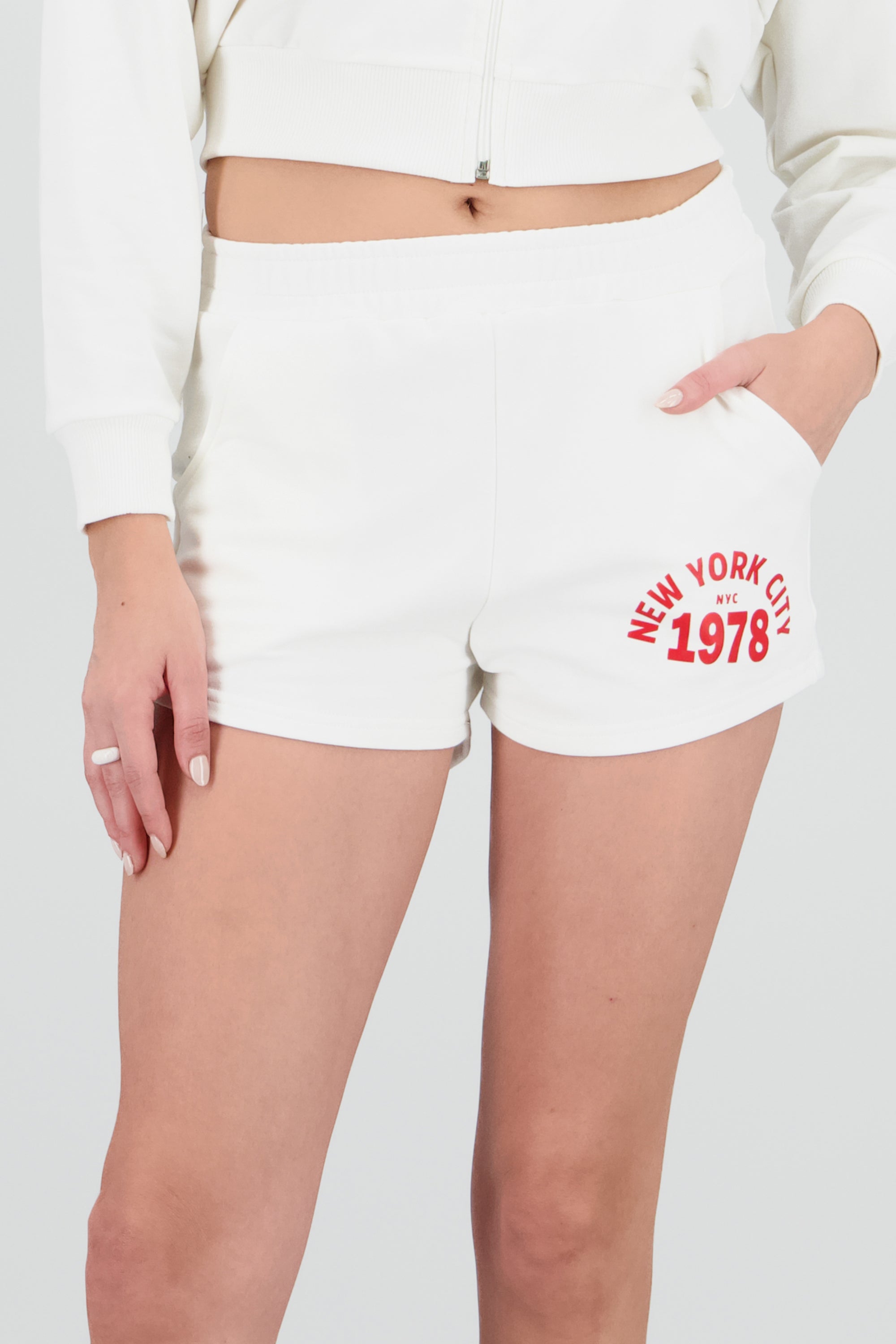 Short con bolsas new york BLANCO